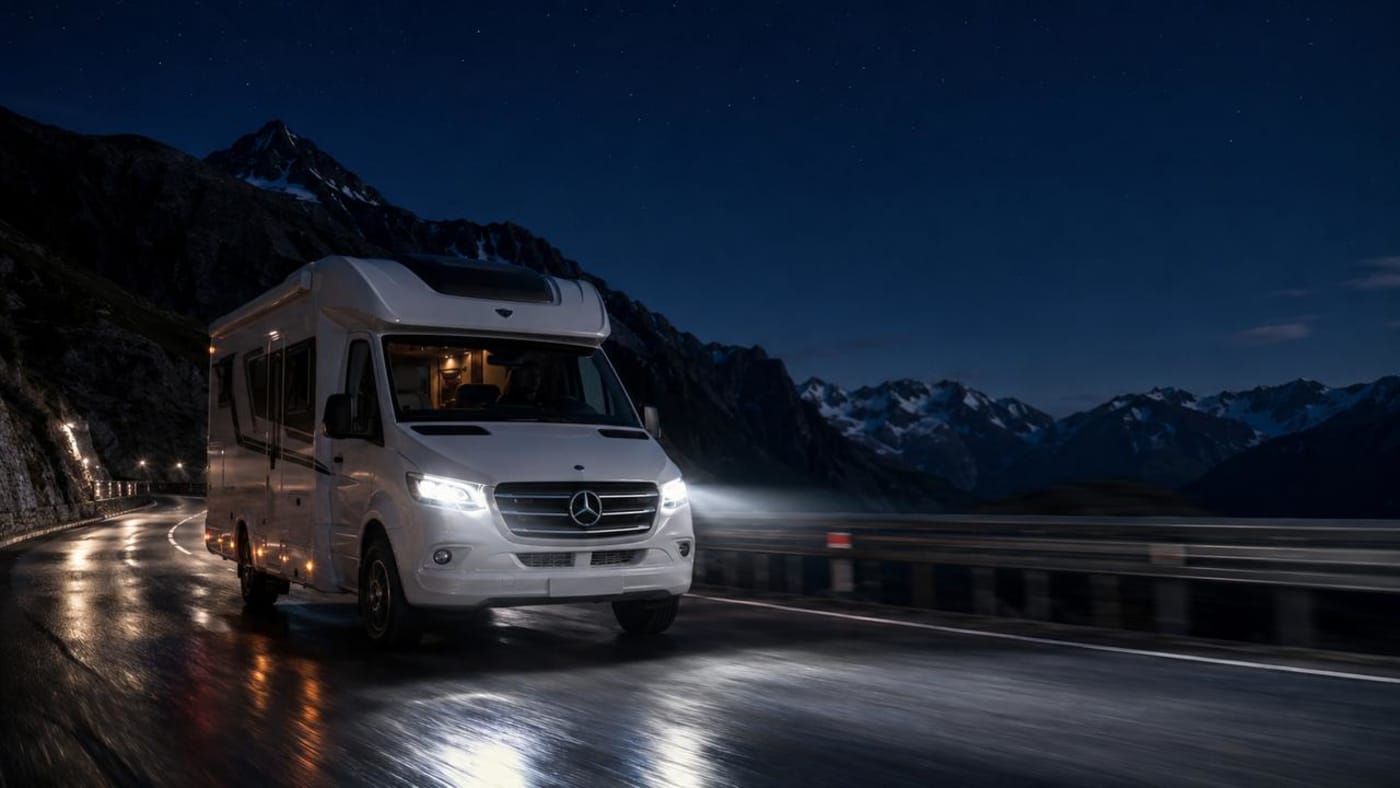 H7-LED im Sprinter nachrüsten: legal & ohne Eintragung