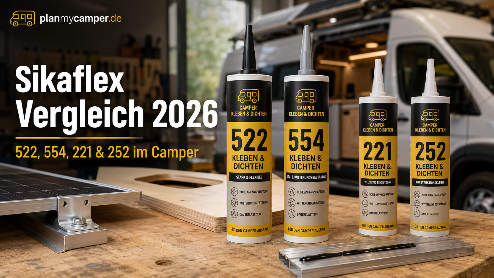 Sikaflex 221 vs. 252 vs. 522 vs. 554: welches wofür?