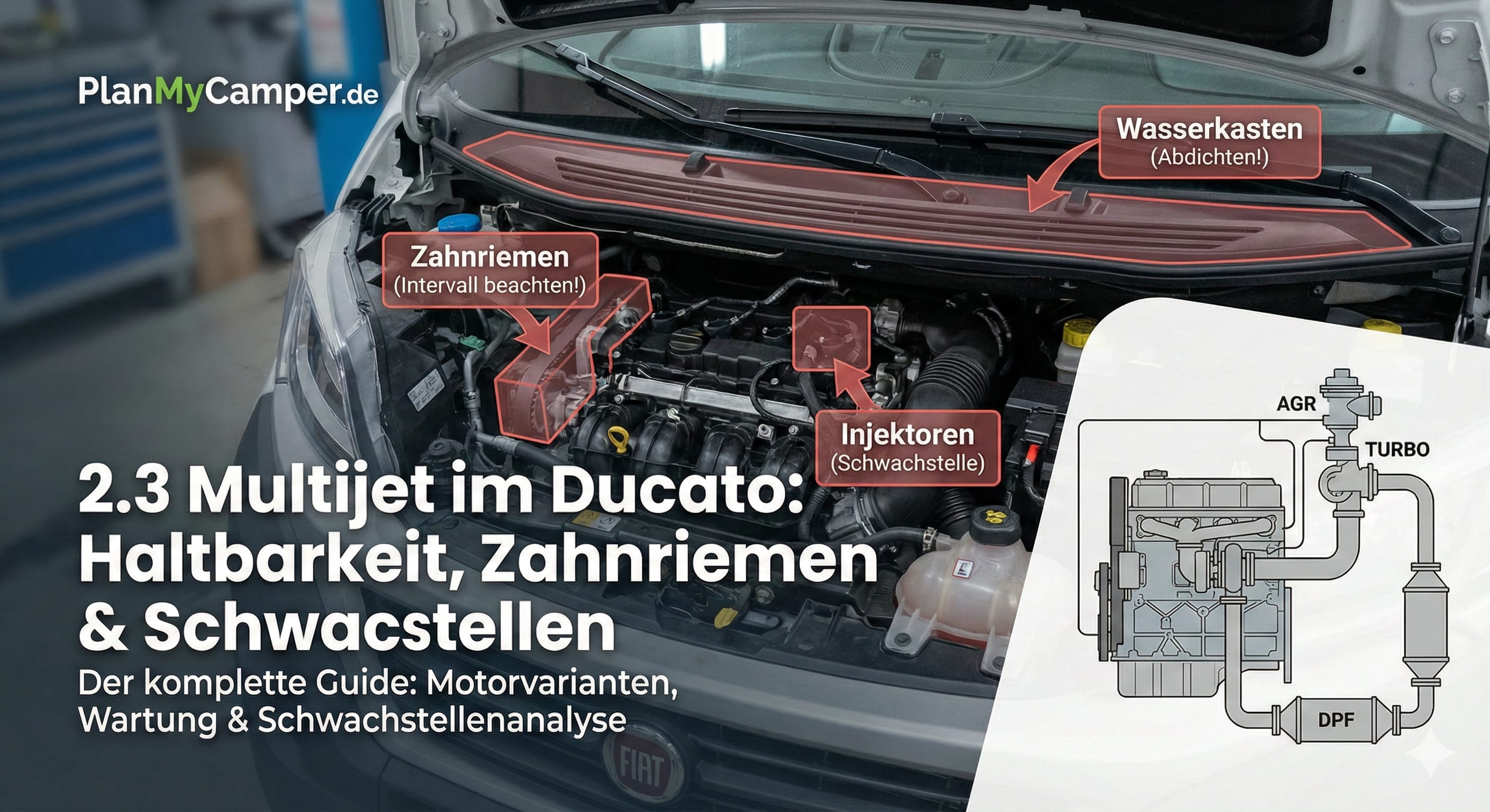 2.3 Multijet im Ducato: Haltbarkeit, Zahnriemen & Schwachstellen