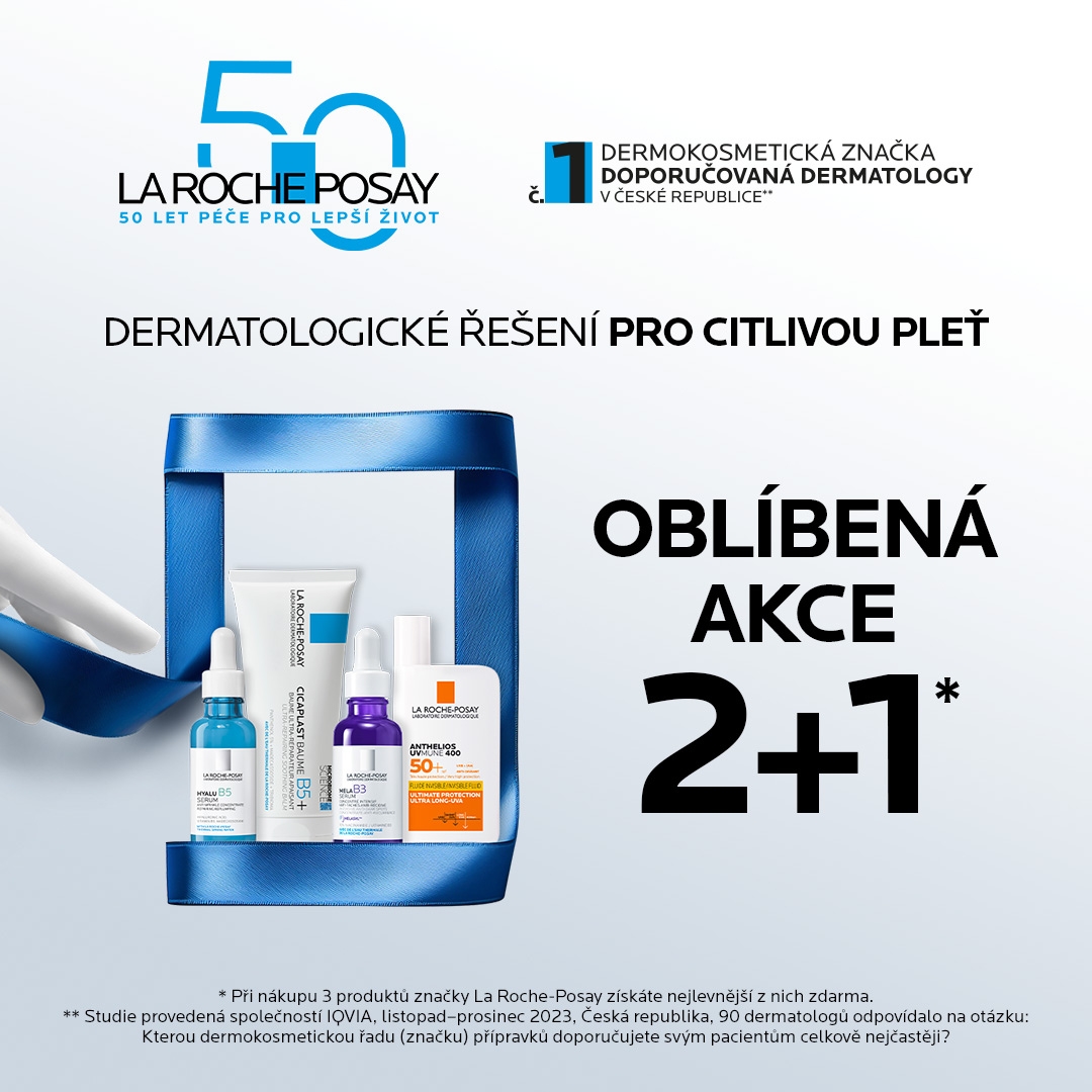Akce 2 + 1 ZDARMA na LA ROCHE-POSAY