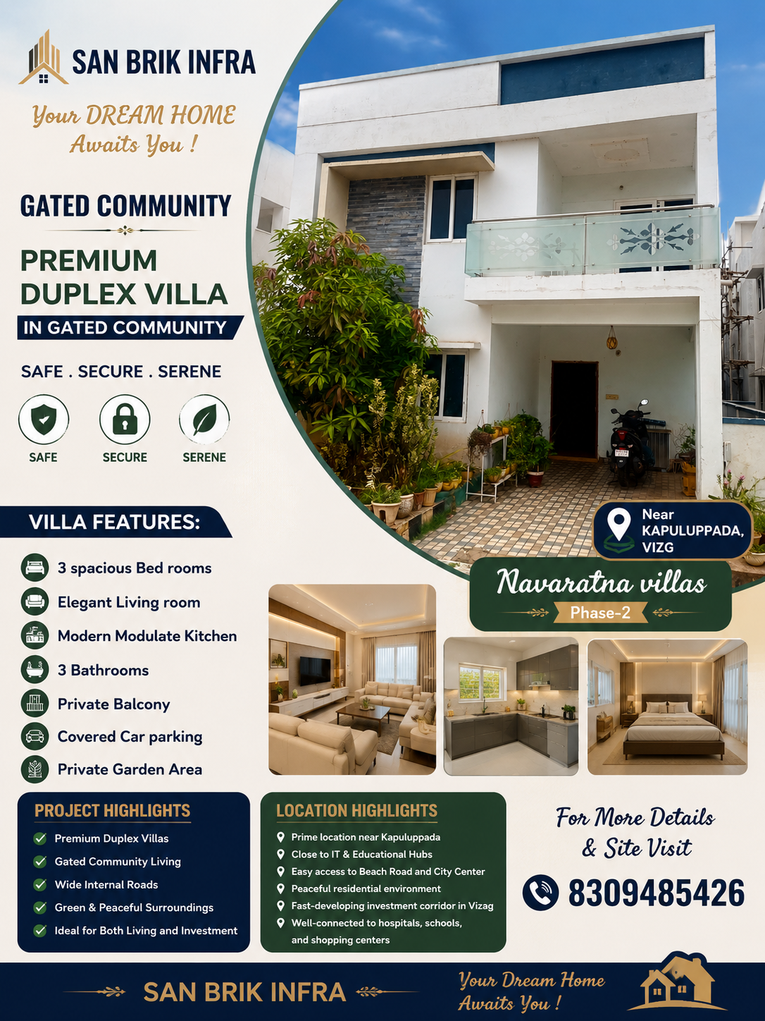 Duplex villa ,Navratna villas