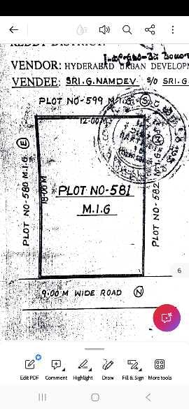 258 Sqyds Open plot fr sale at nalagundla huda