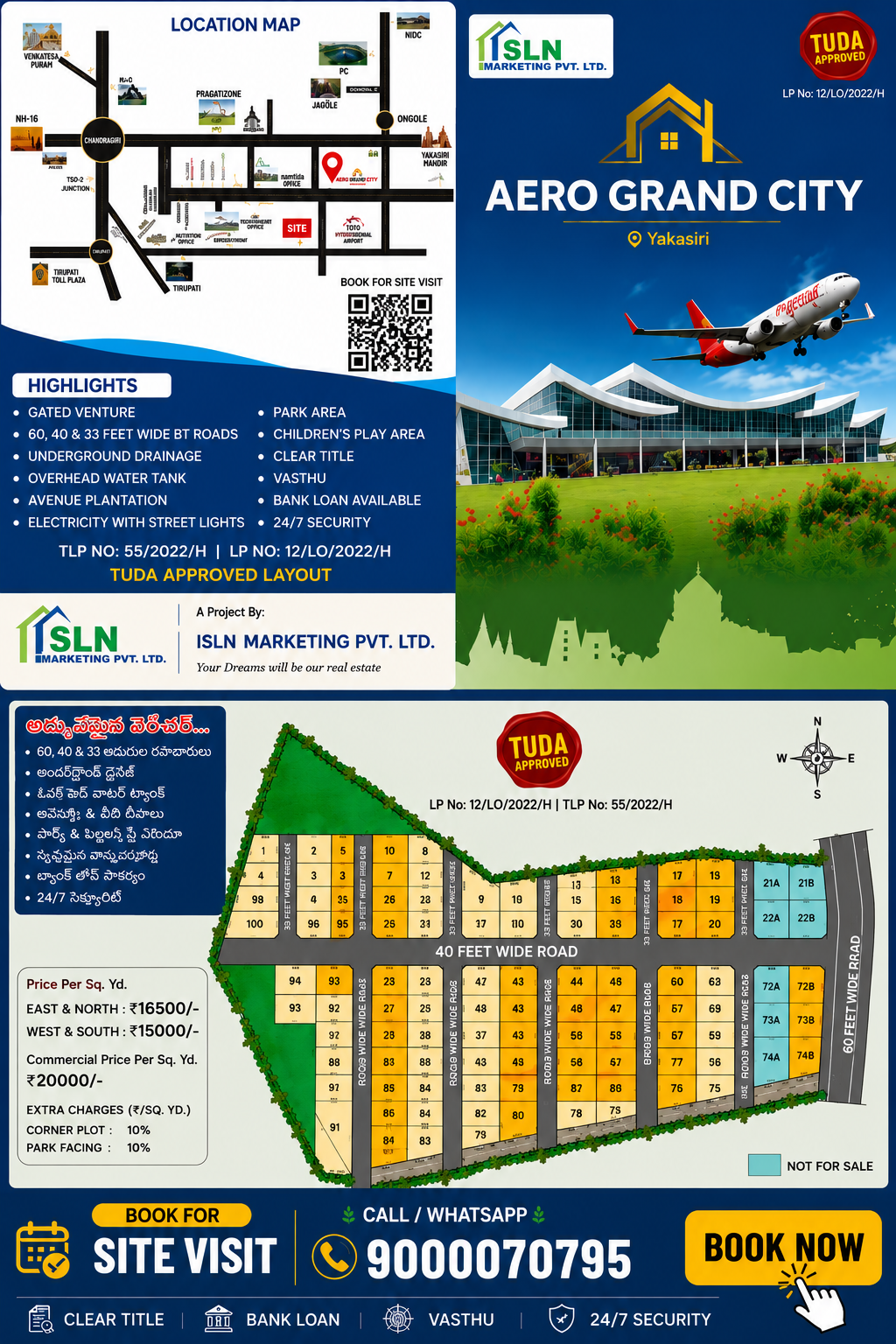 Gated community layout  with fixed mrp prices