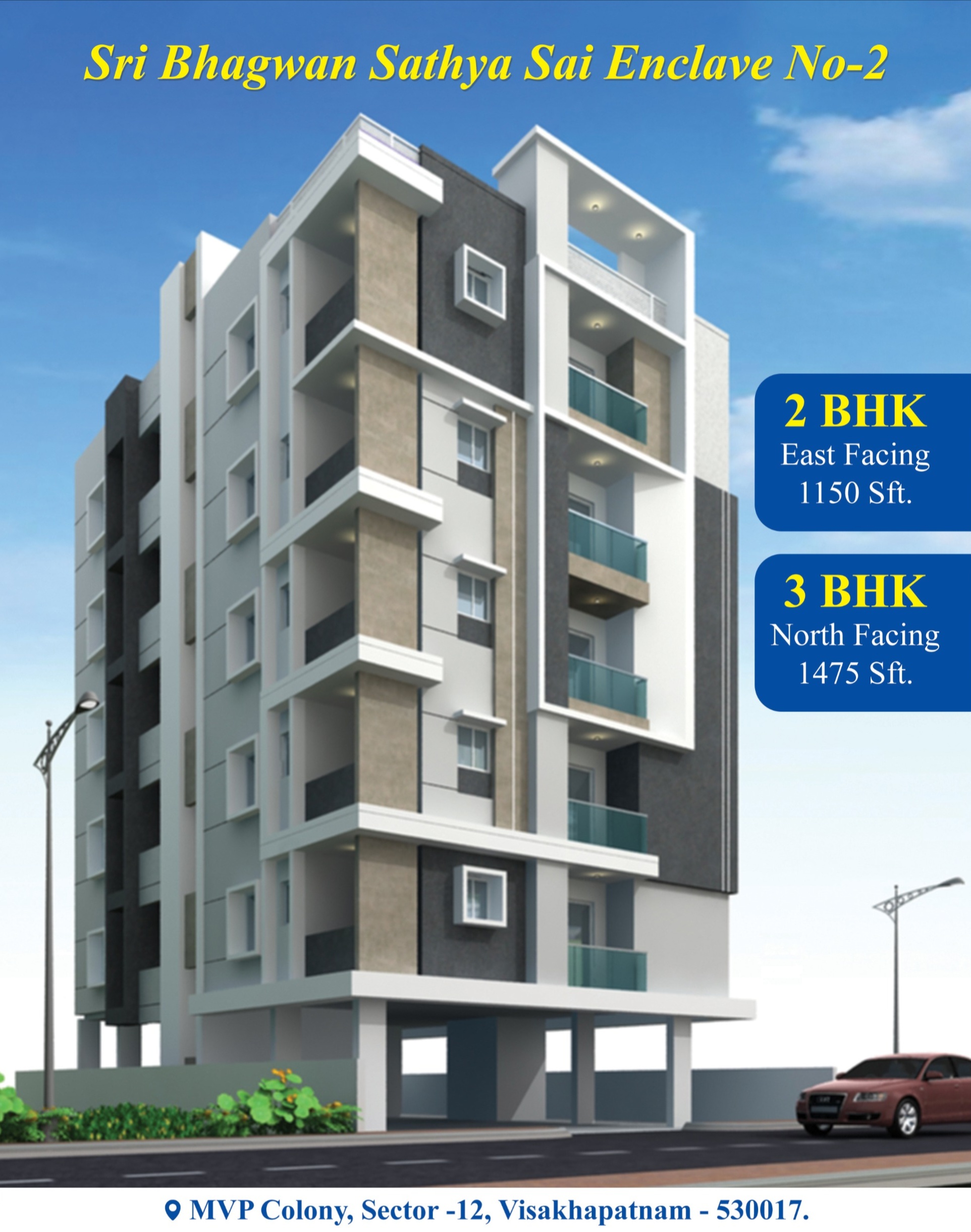 2BHK & 3BHK Under construction Flats in Vishakapatnam