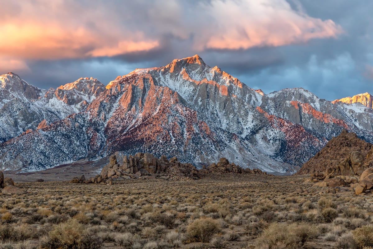 alabama hills sunrise california