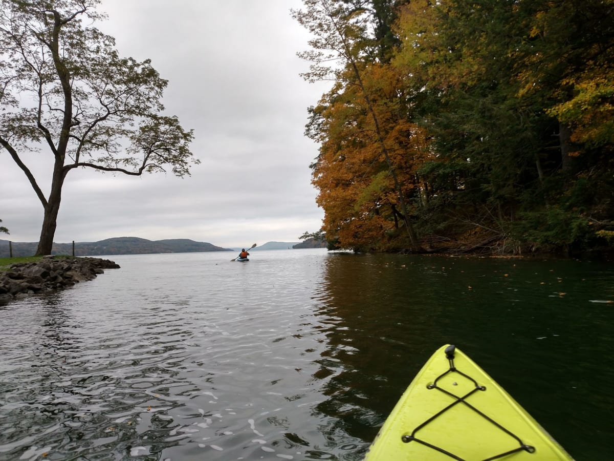 Route 28 Cooperstown Otsego Lake fall colors
