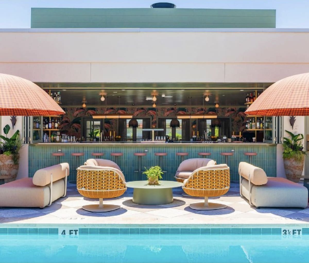 Ryder Hotel Charleston rooftop bar pool