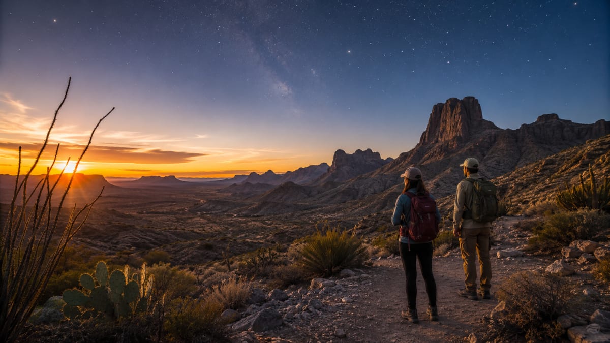 Big Bend National Park stargazing desert night