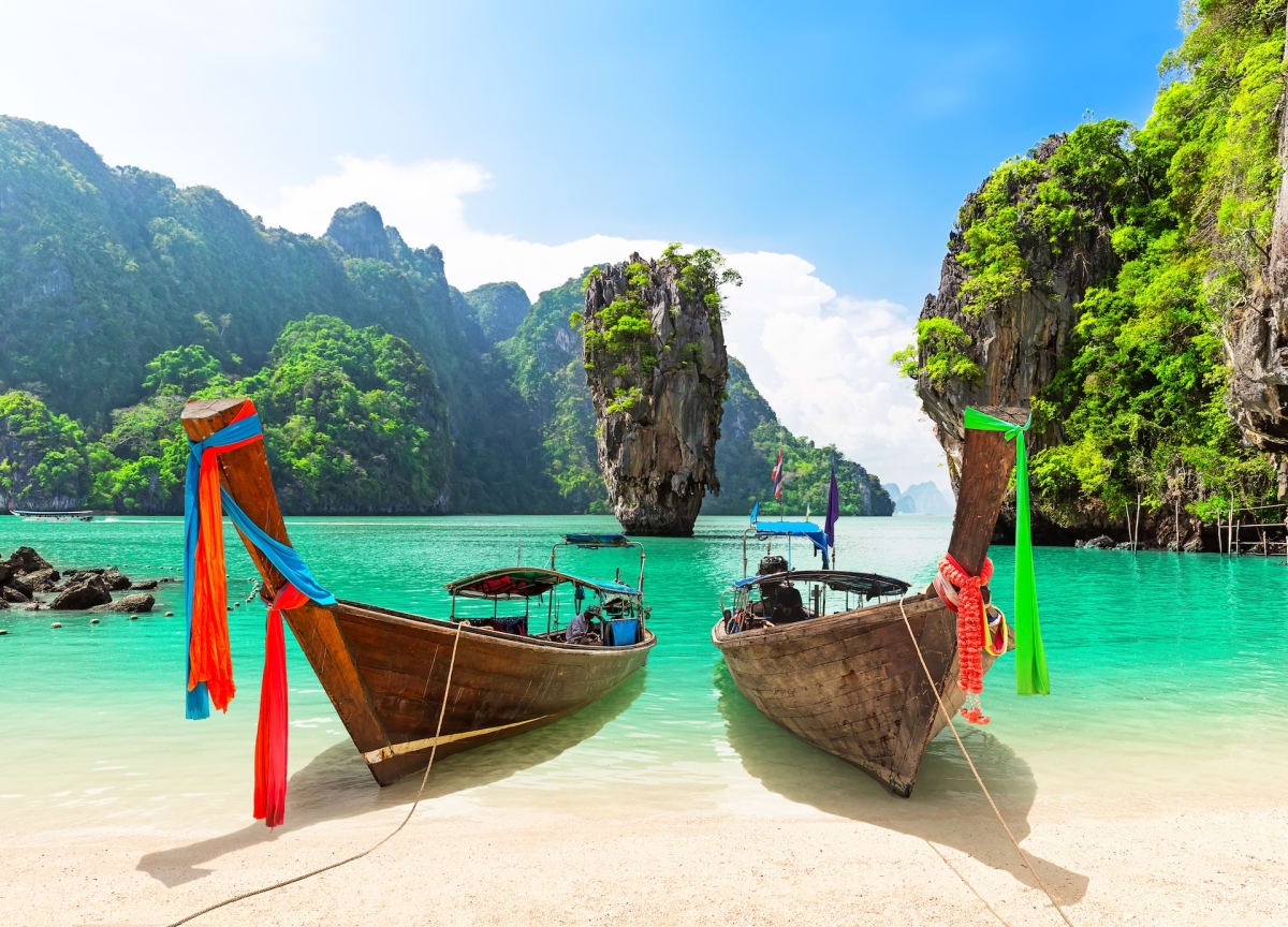 Phuket Thailand beach December