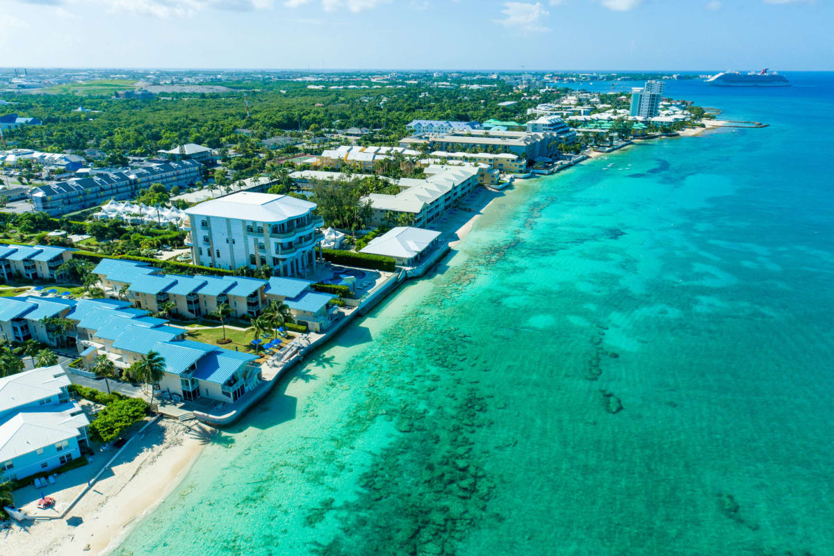 Grand Cayman Seven Mile Beach sunset December