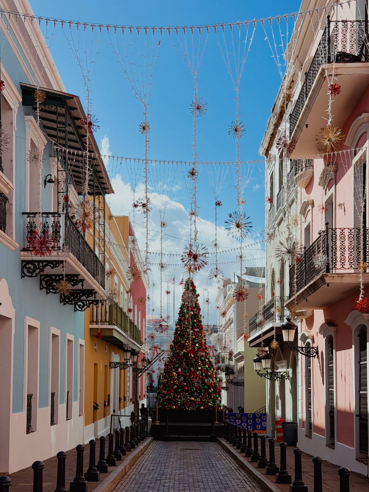 Old San Juan Puerto Rico colorful streets December