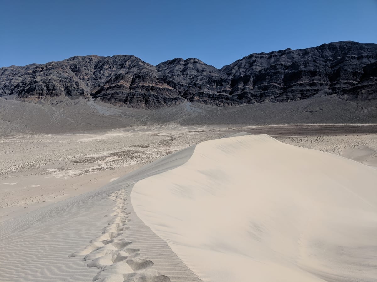 Death Valley Eureka Dunes winter