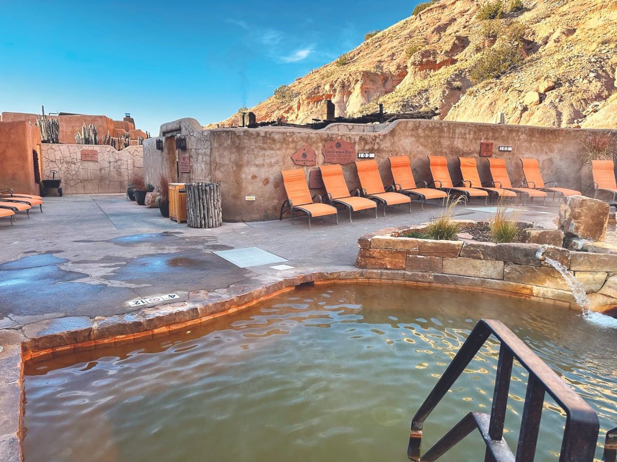 Ojo Caliente Mineral Springs New Mexico pool