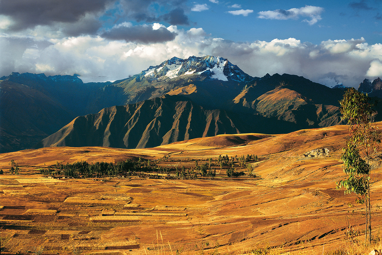 Chinchero village terraces Sacred Valley