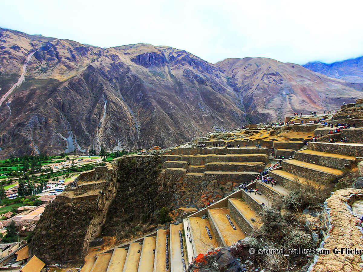 Amaru village Sacred Valley terraces