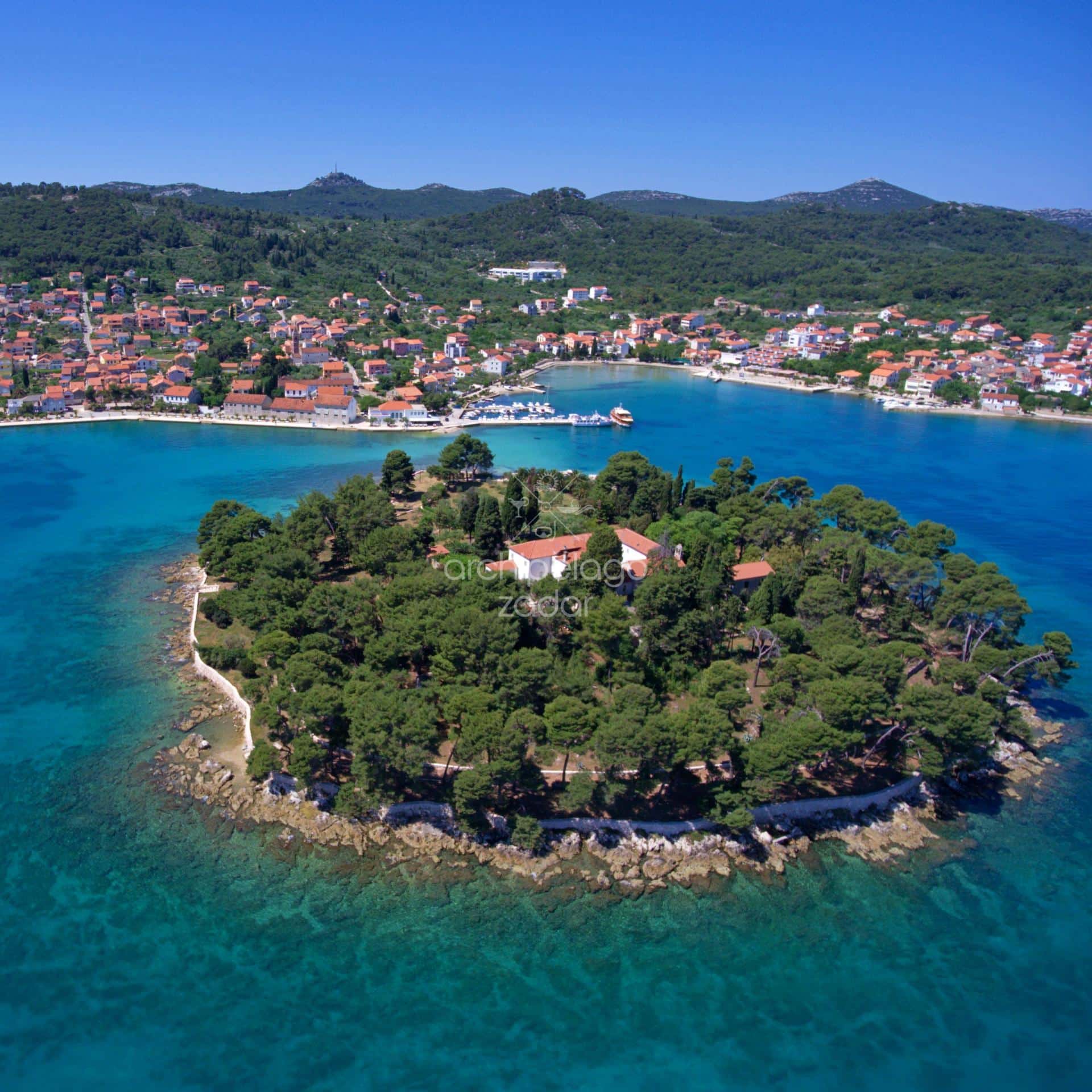 Ugljan Island Croatia hidden beach summer