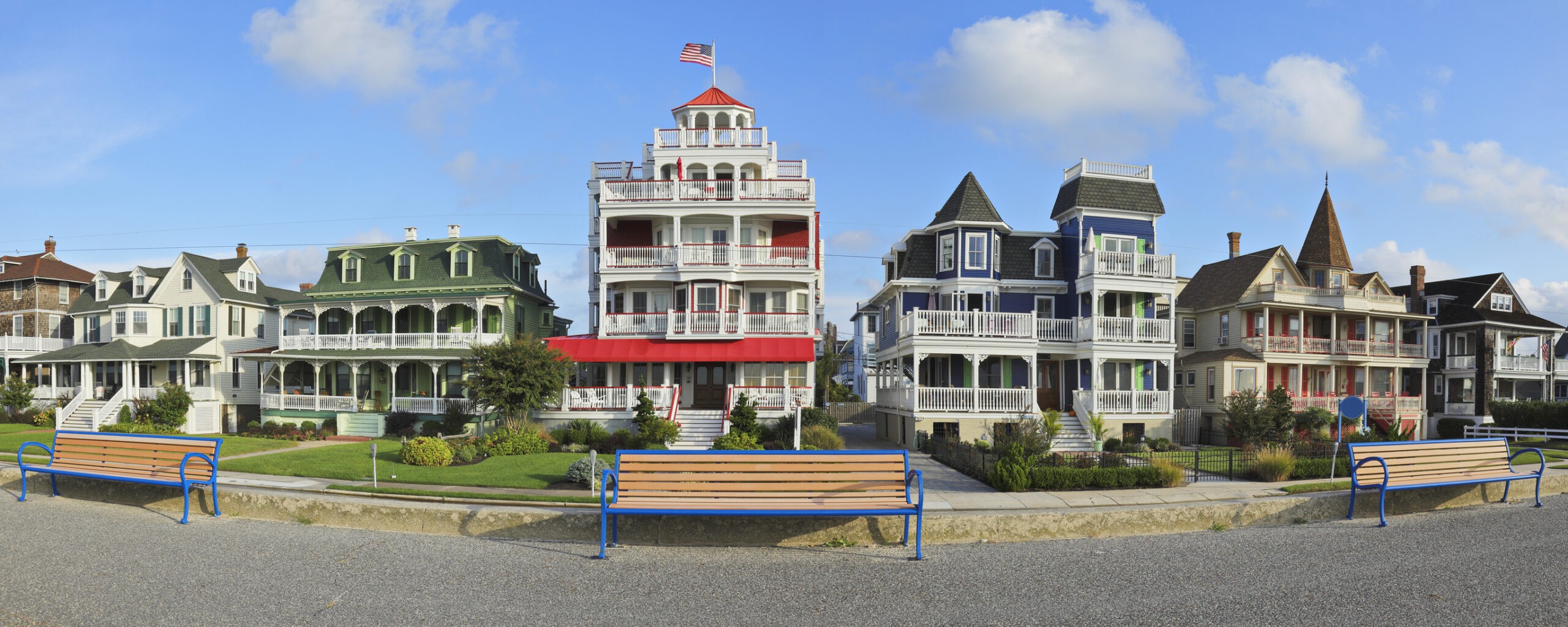Cape May Victorian houses