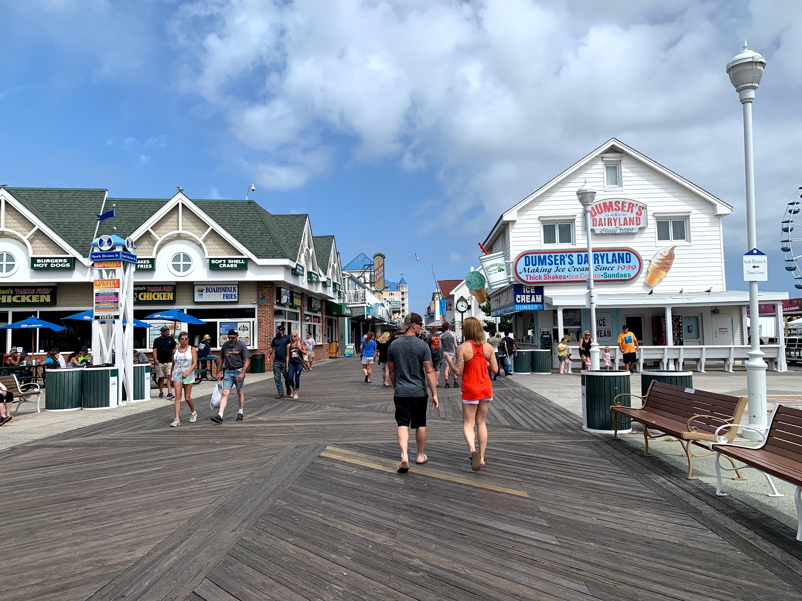 Ocean City Maryland boardwalk