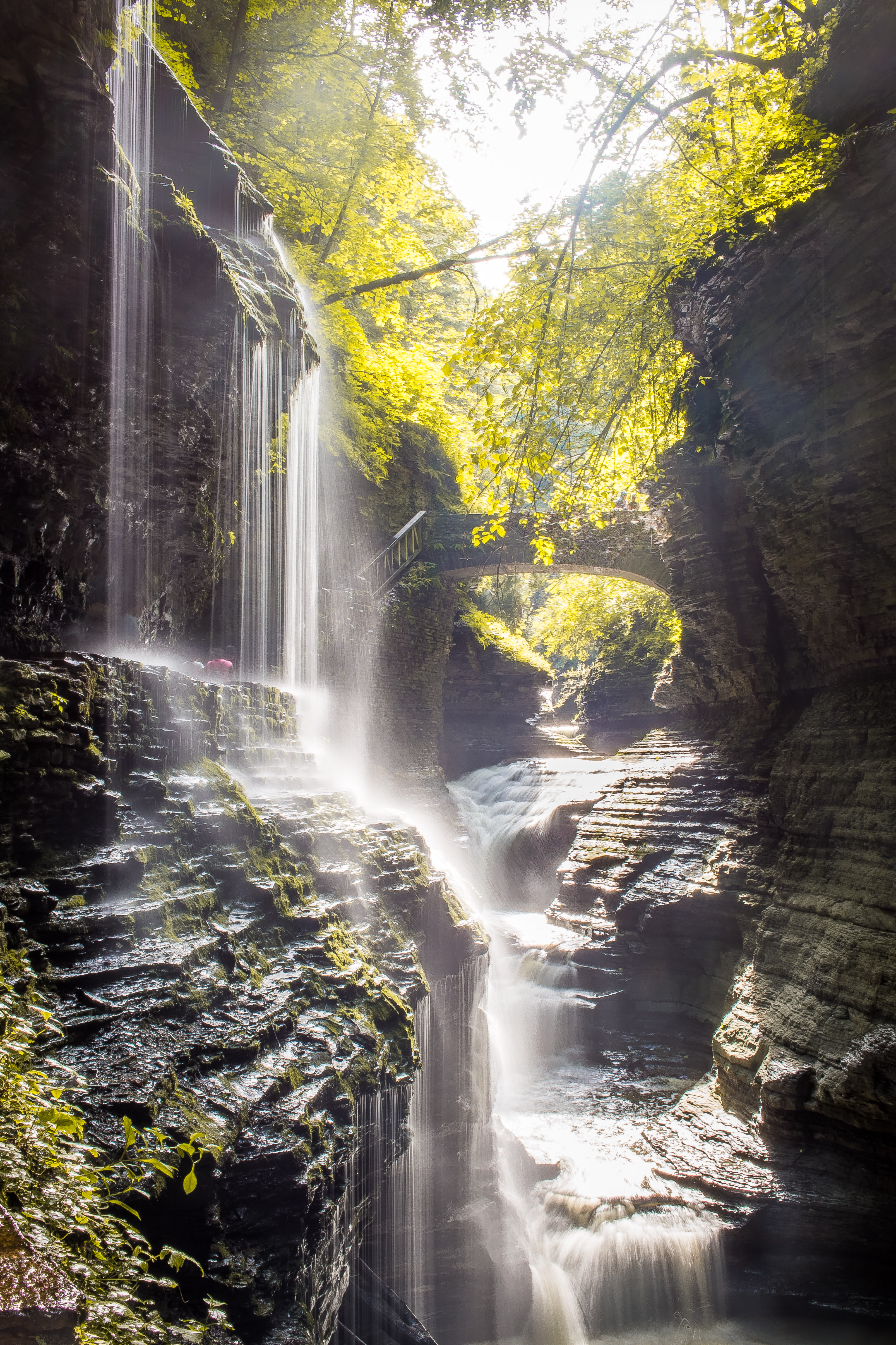 watkins glen state park waterfalls