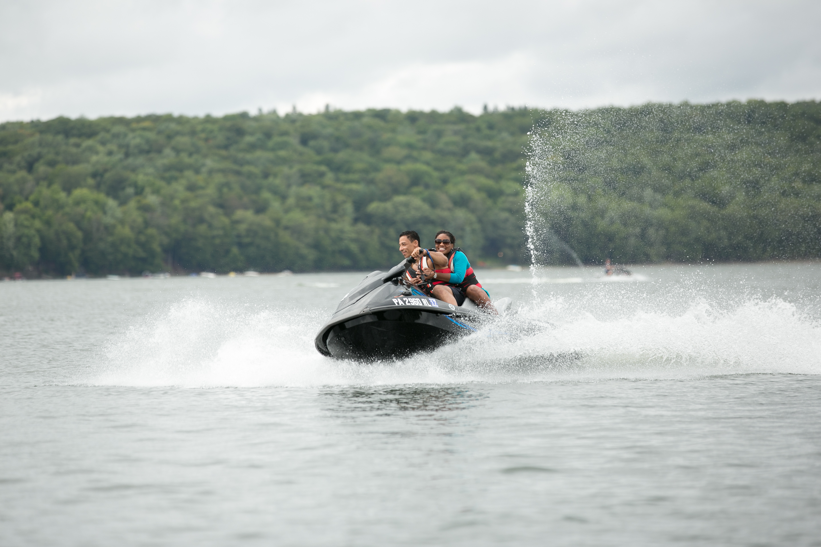 poconos lake summer