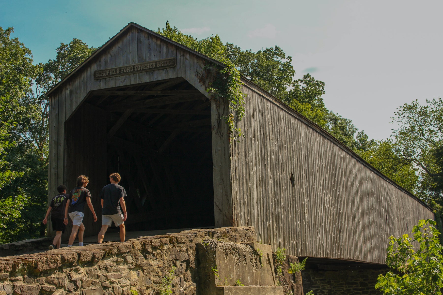 Bucks County covered bridge