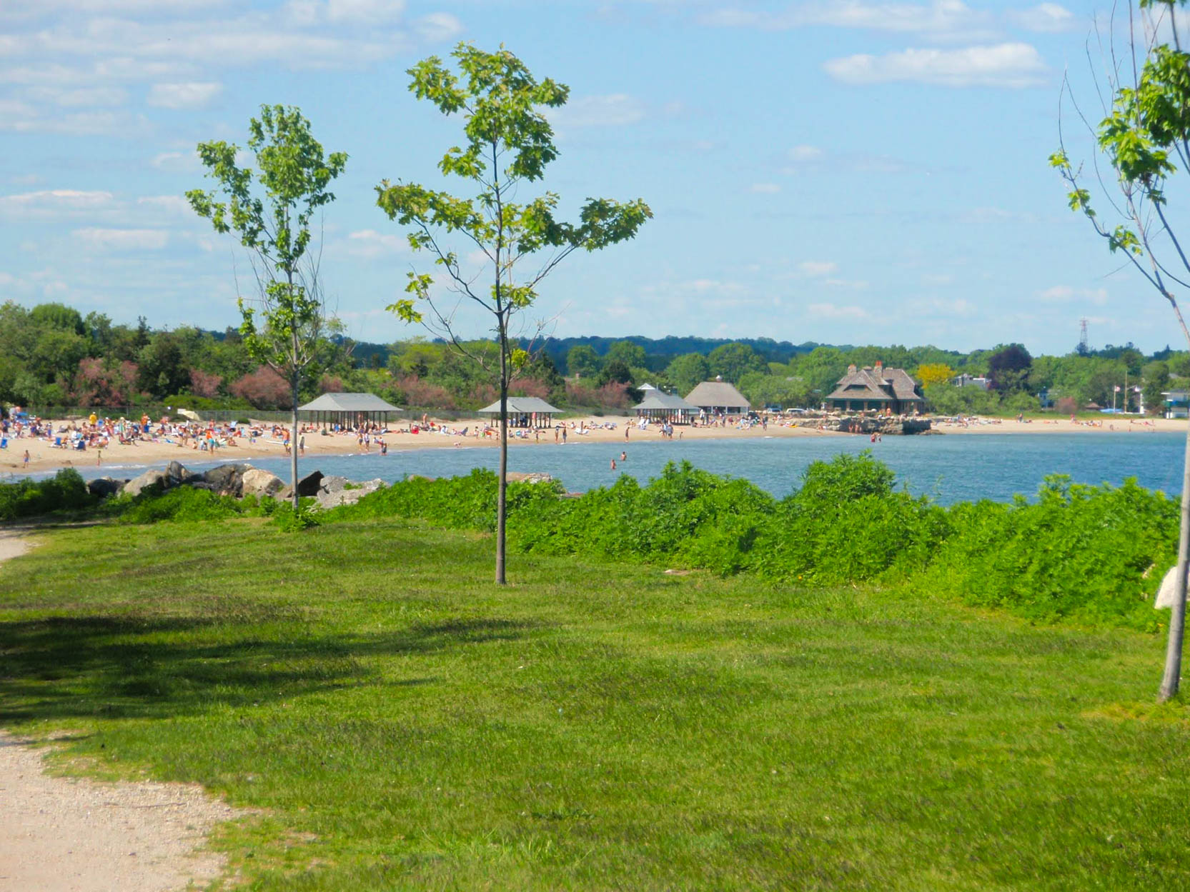 beach at Tod's Point Greenwich
