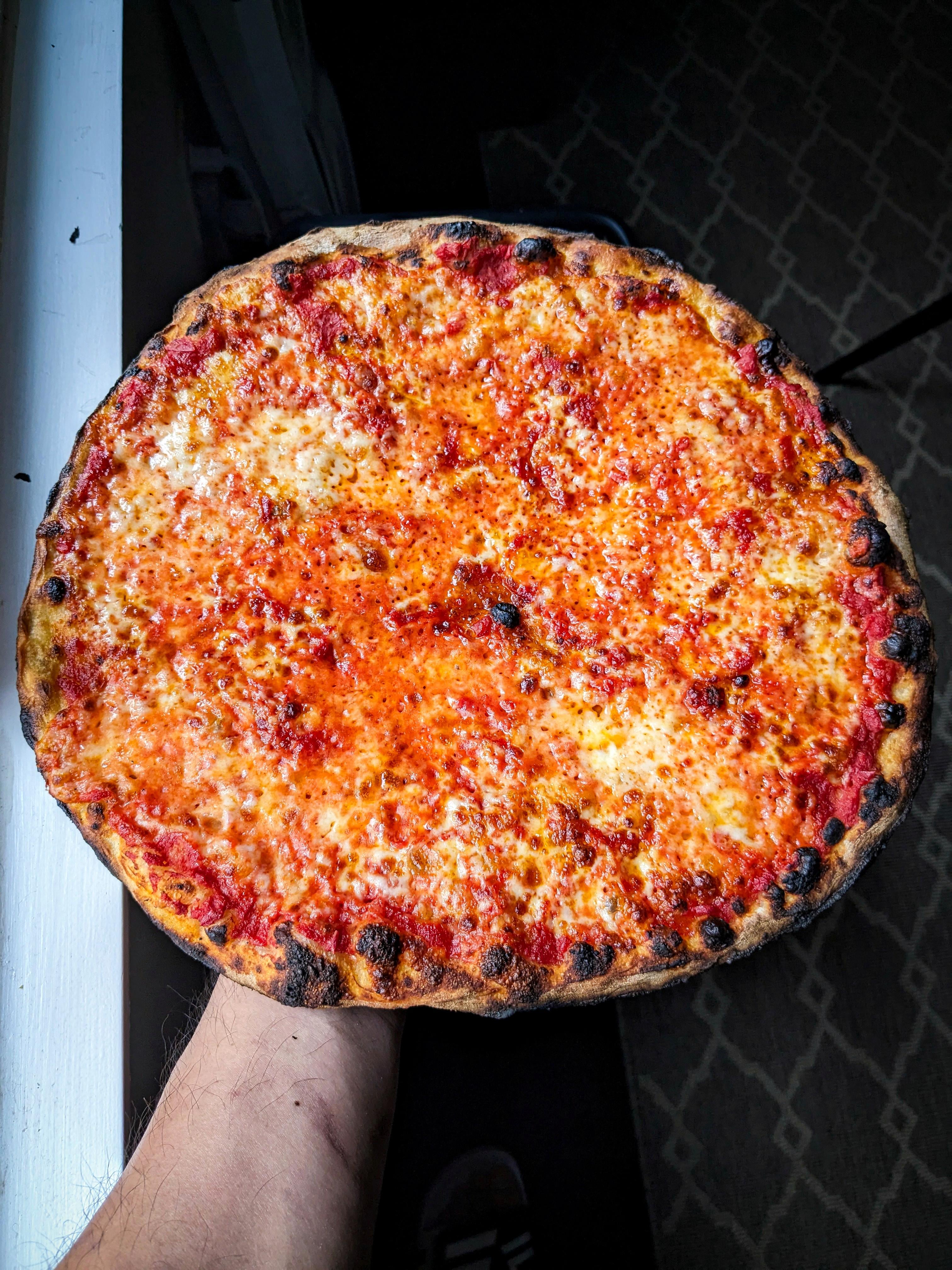 New Haven coal-fired pizza