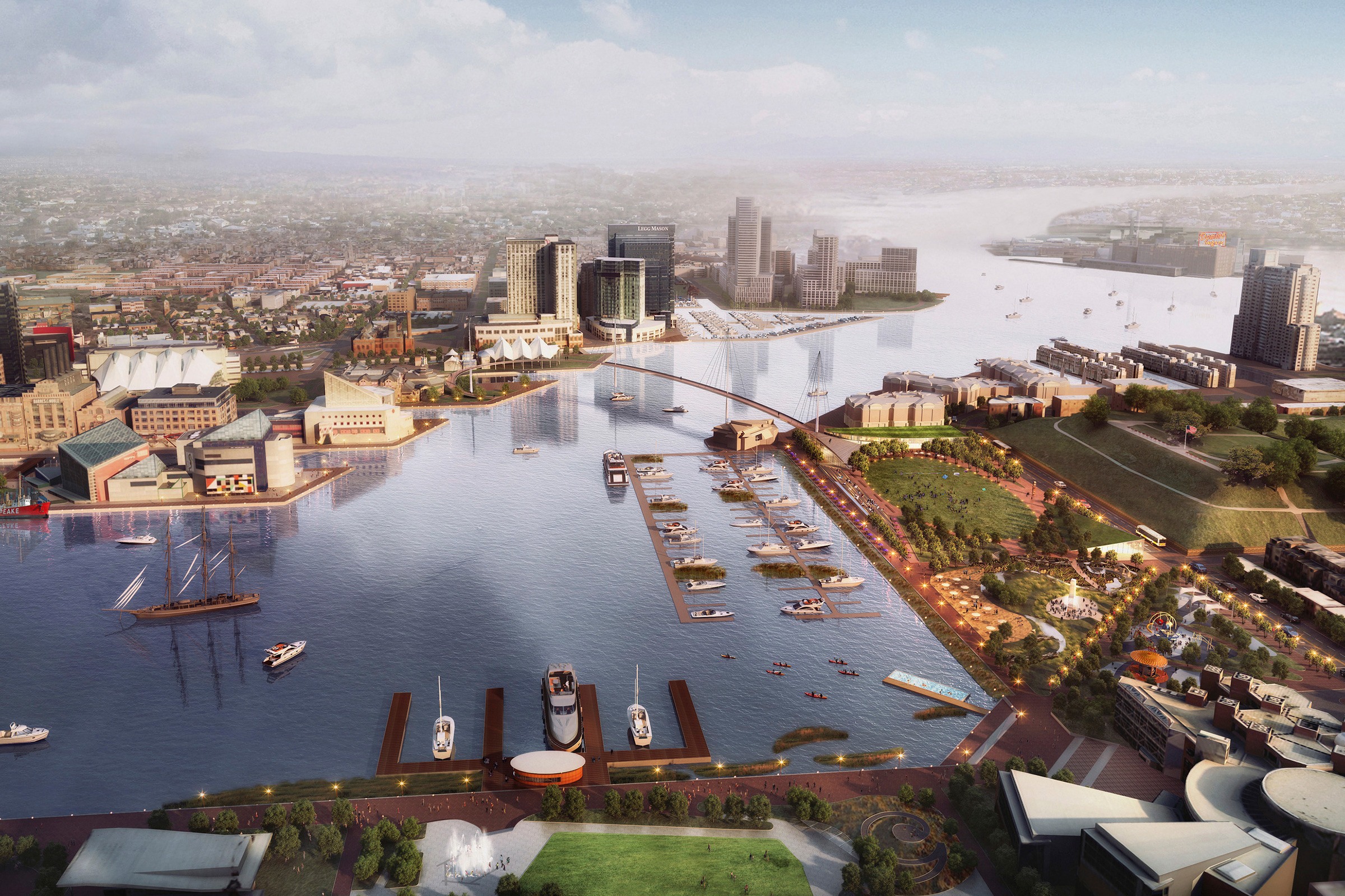 Baltimore Inner Harbor waterfront