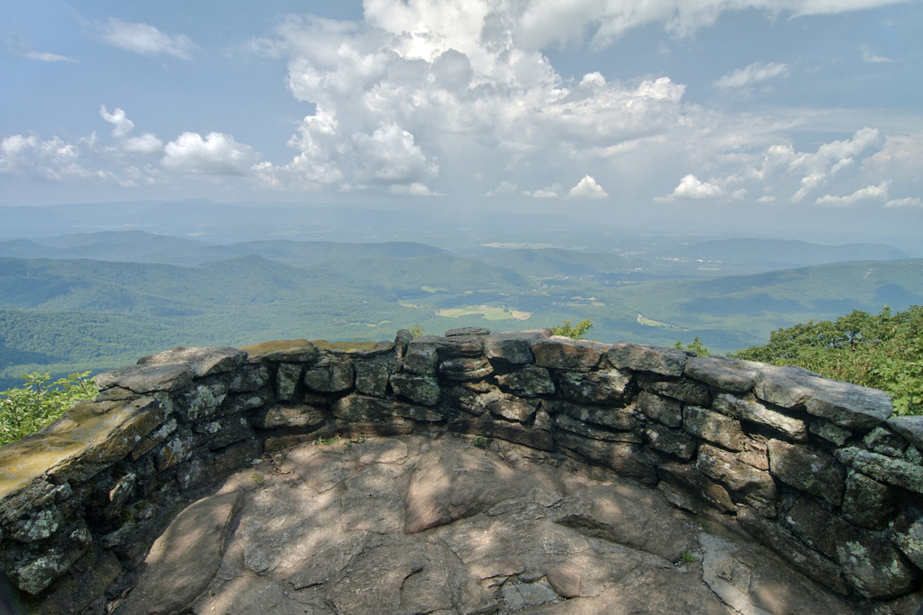 Blue Ridge Parkway scenic overlook