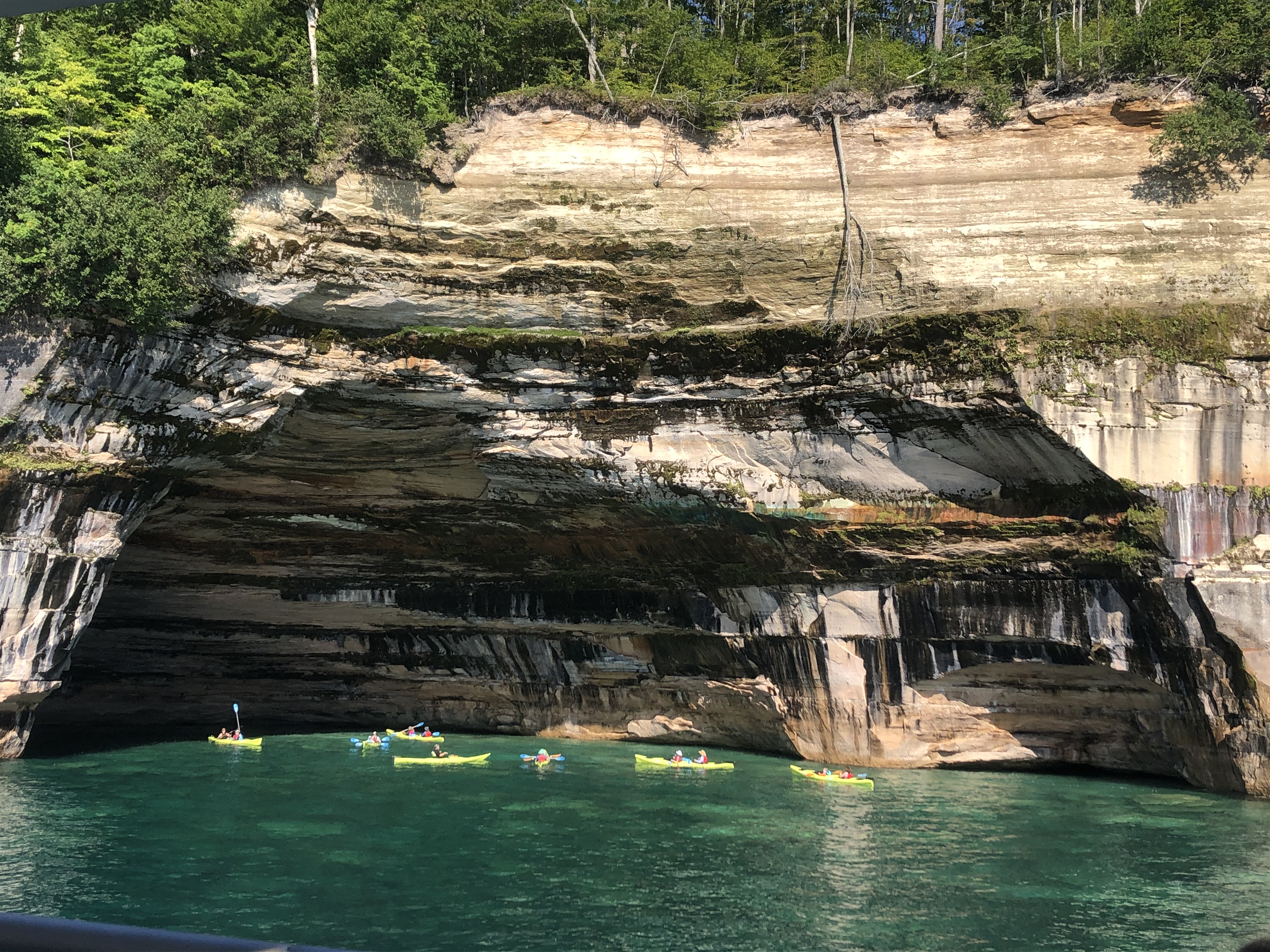 Pictured Rocks National Lakeshore kayaking