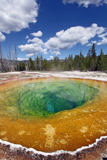 yellowstone national park geothermal features