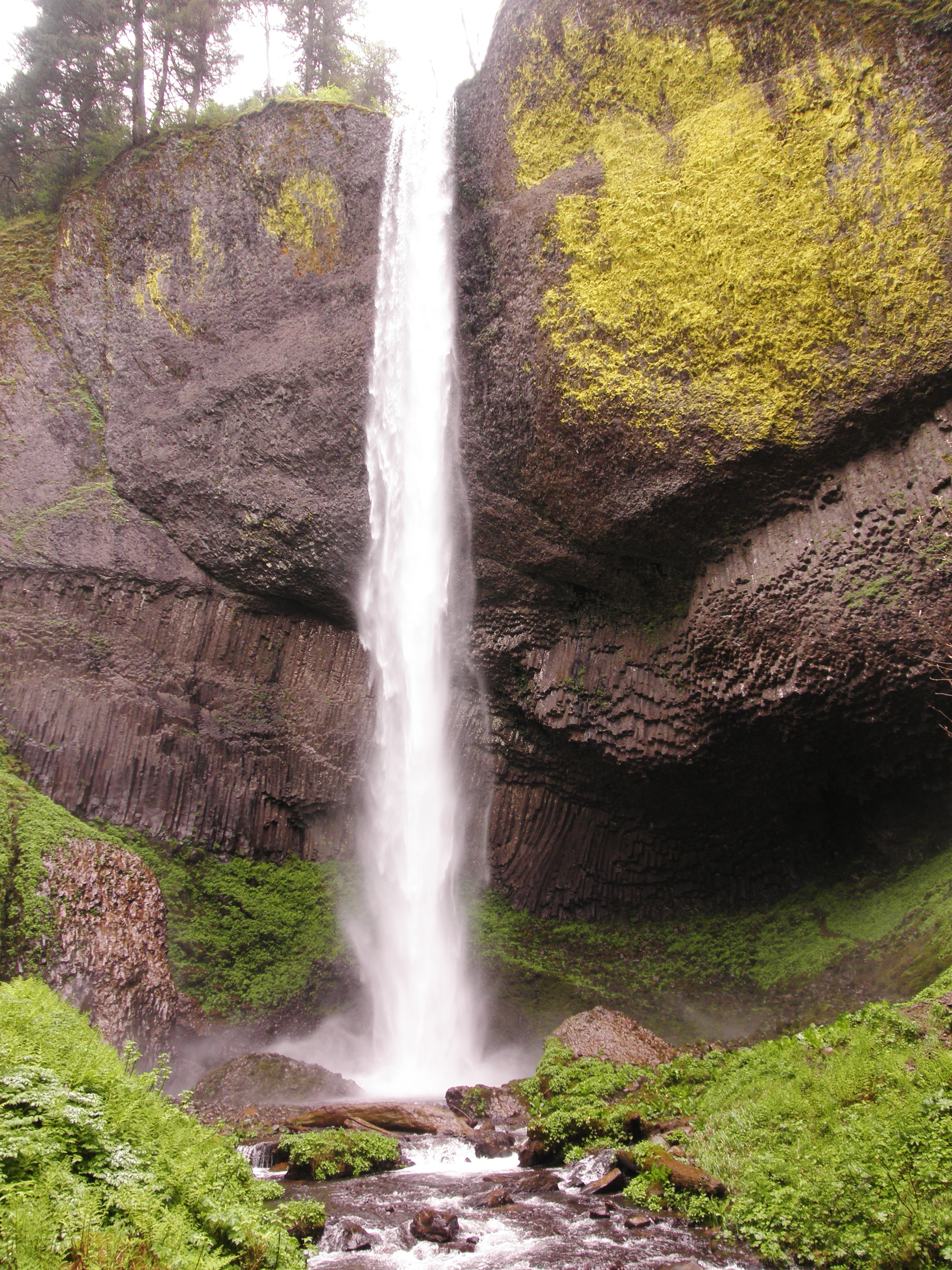 Latourell Falls basalt columns