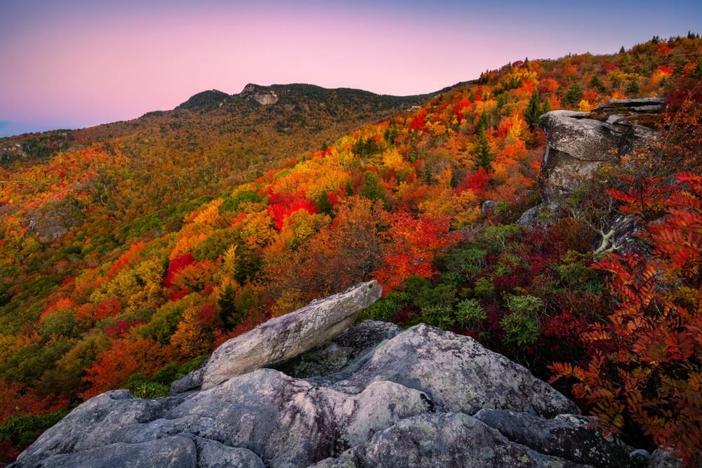 highlands north carolina autumn
