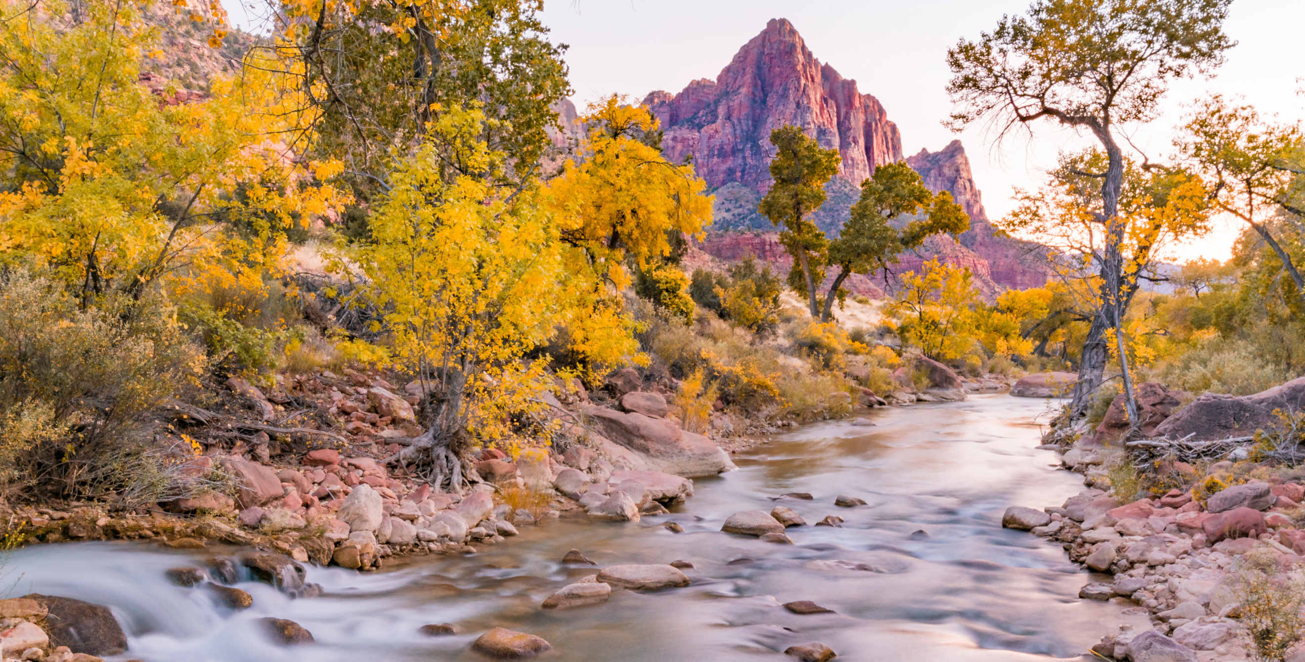 Zion National Park autumn canyon