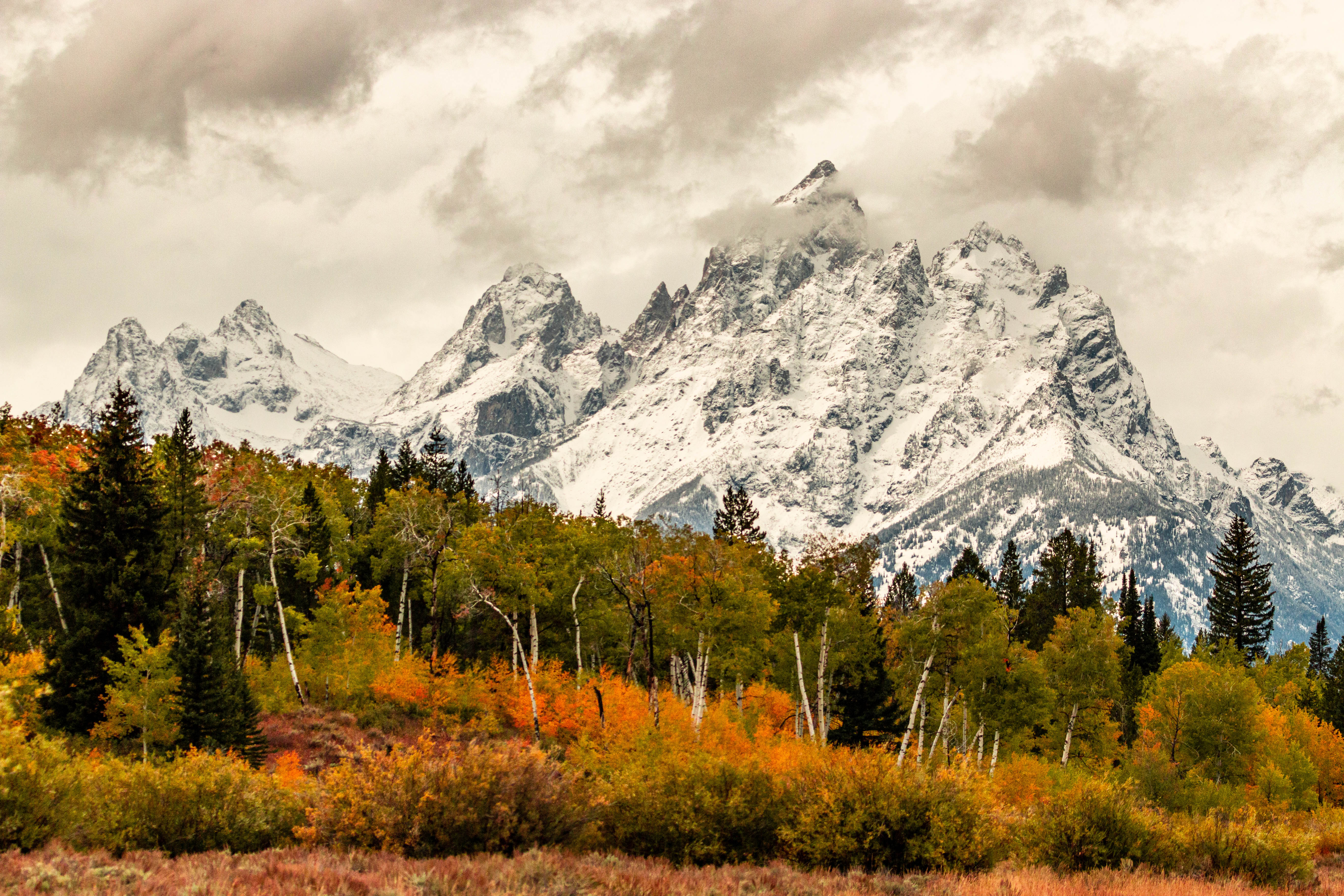 Grand Teton National Park fall mountains