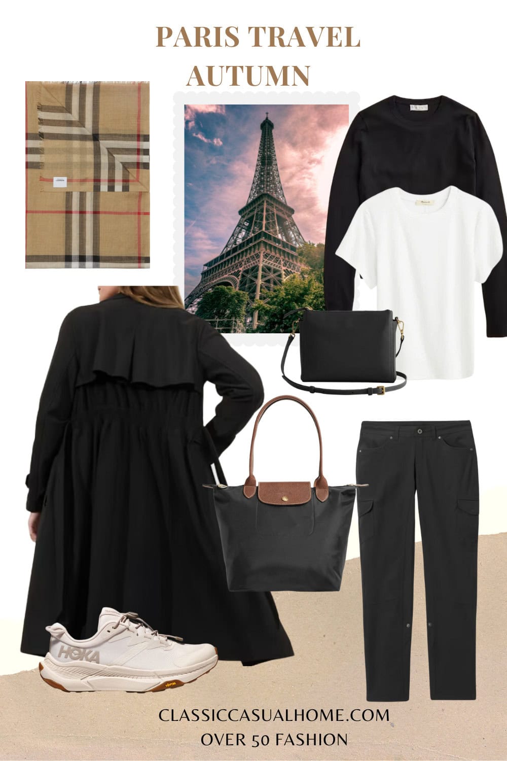 traveler packing autumn clothes in suitcase
