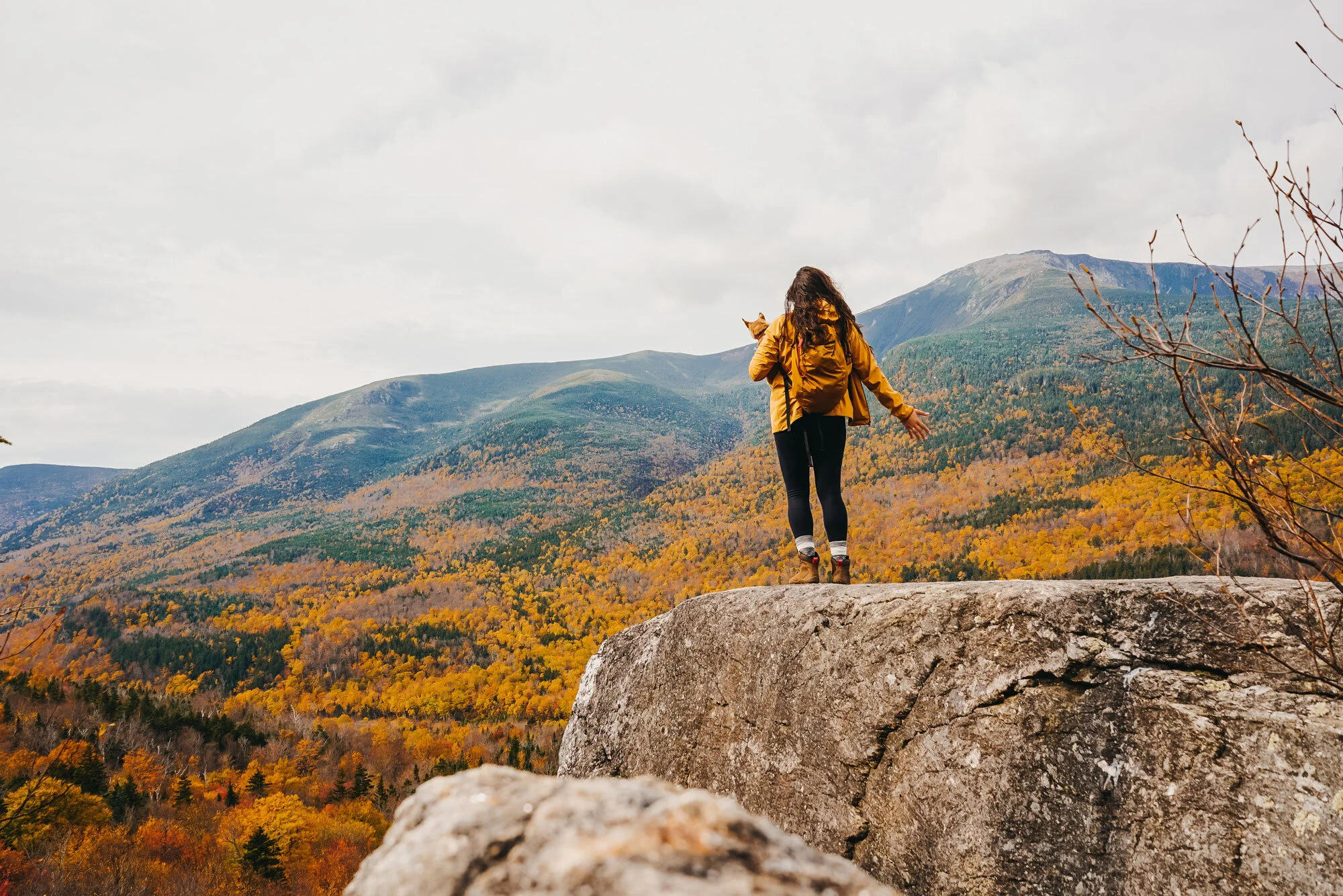White Mountains New Hampshire fall hike