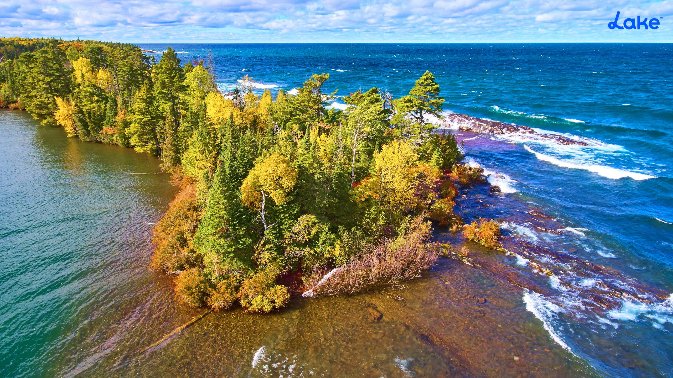 Lake Superior North Shore fall foliage