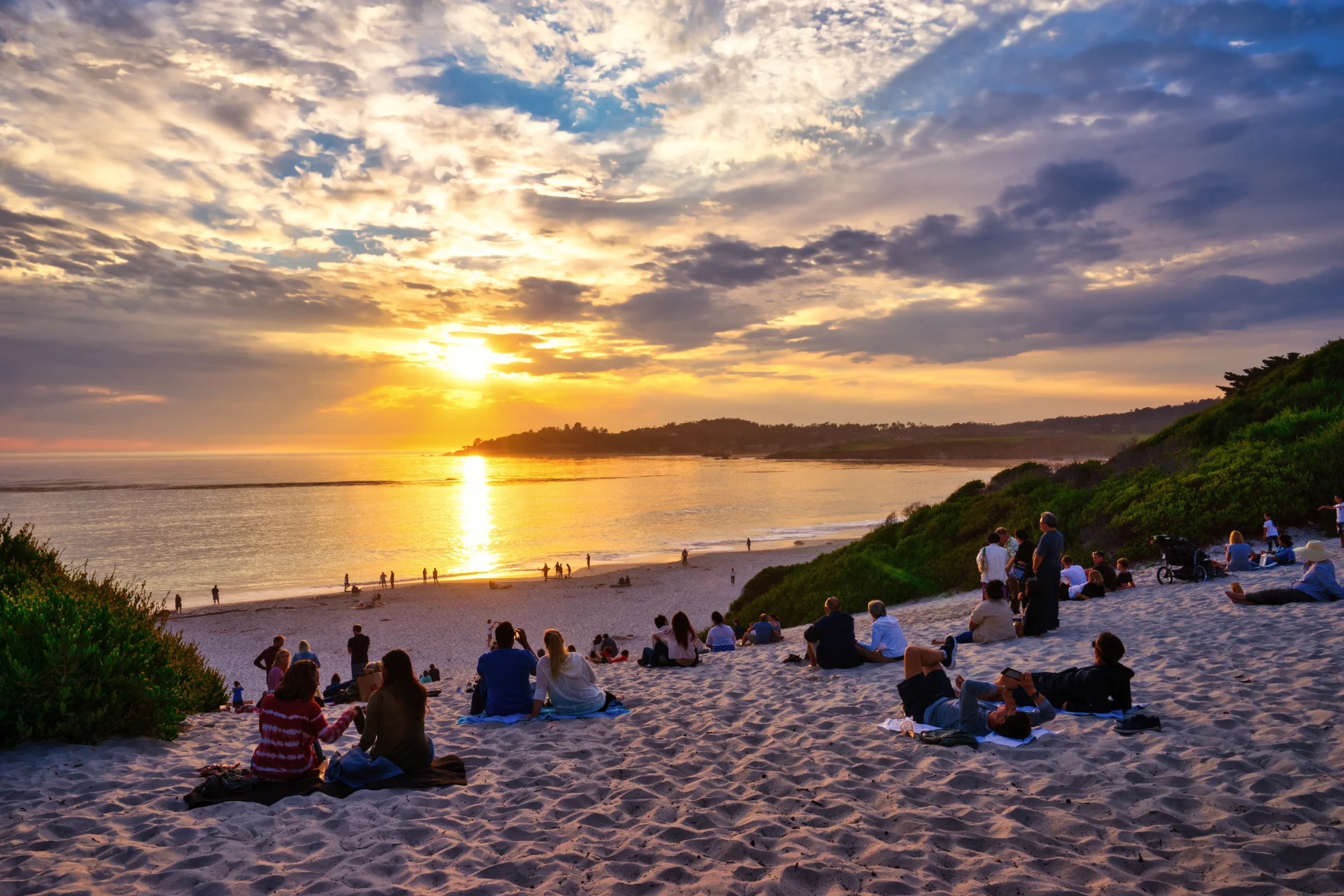 Carmel-by-the-Sea beach sunset