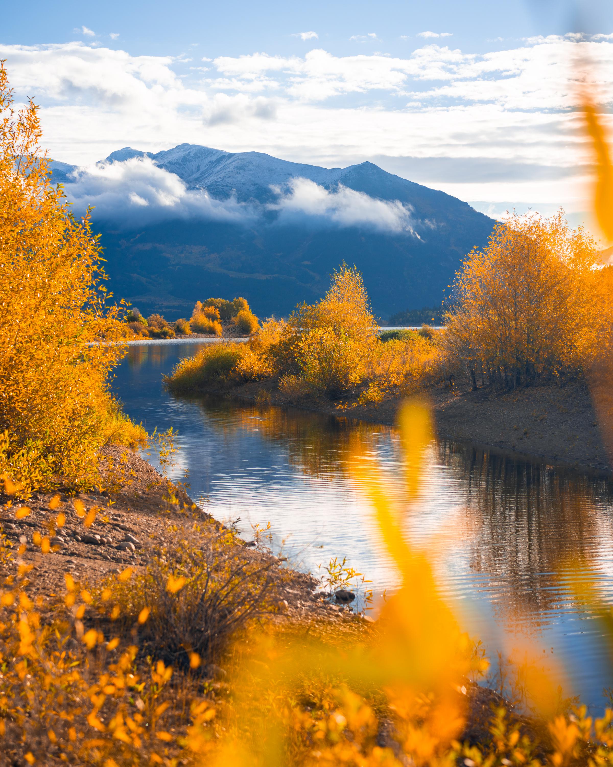 Twin Lakes Colorado fall colors