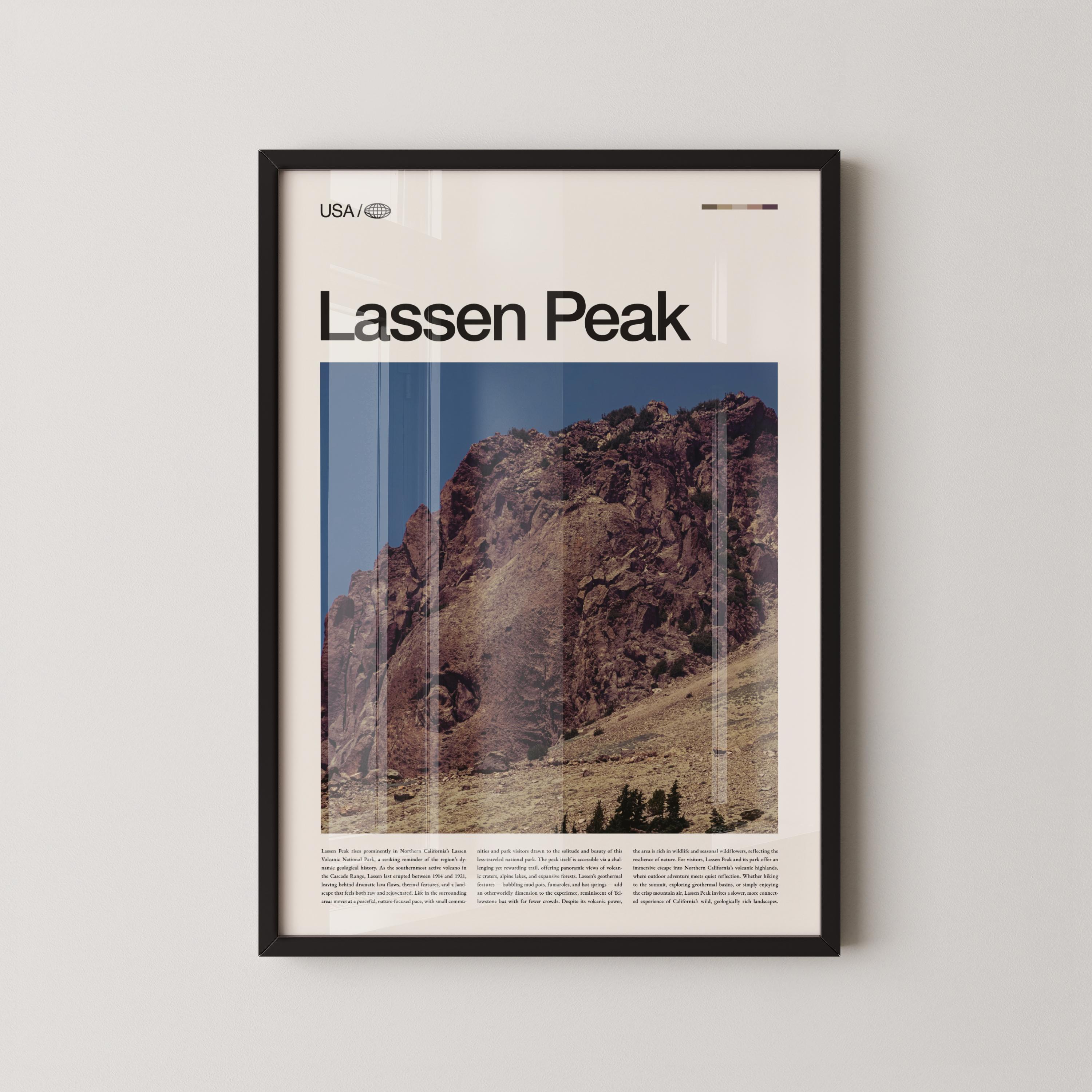 Lassen Peak volcanic landscape