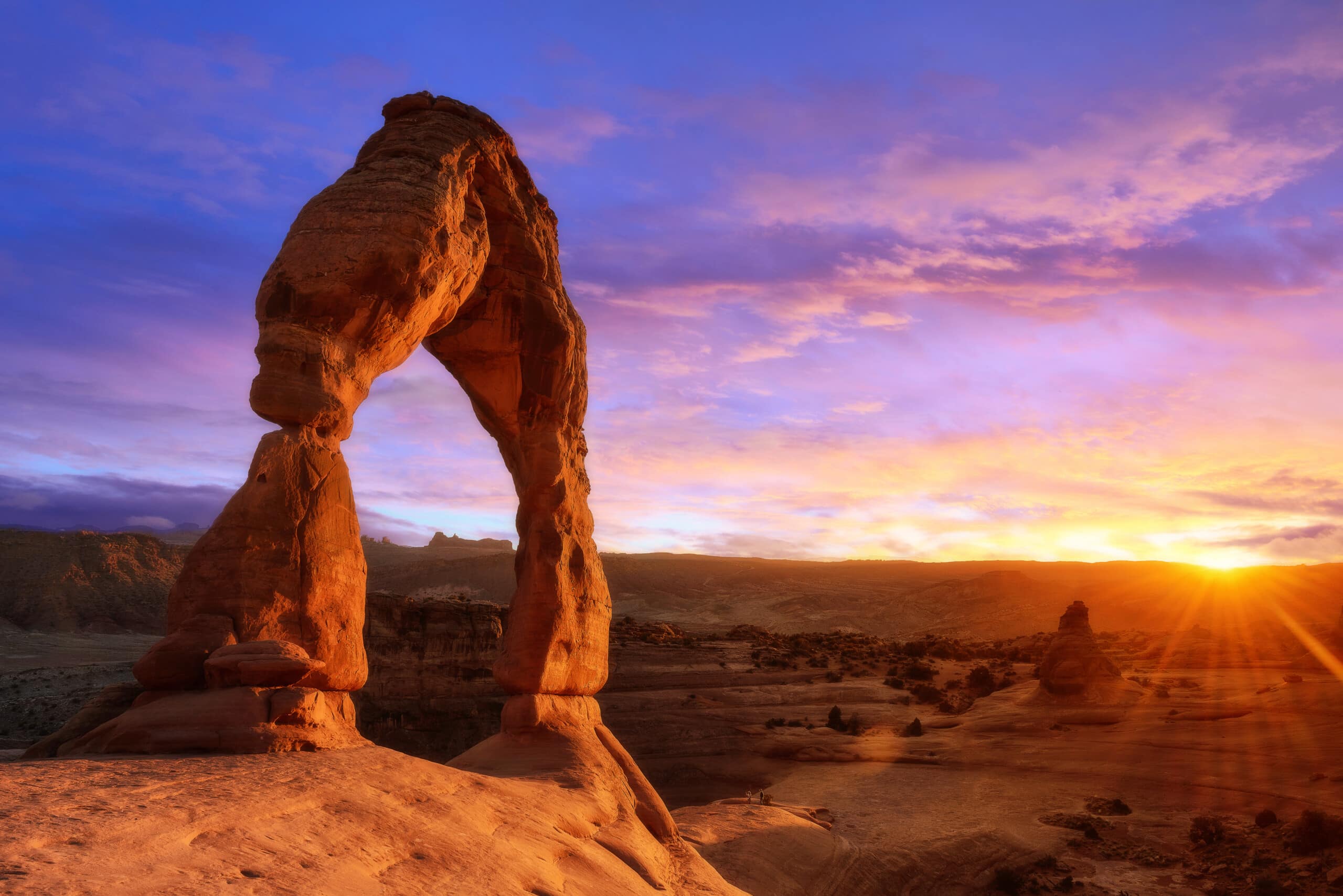 Under Canvas Moab Utah red rock arches slickrock