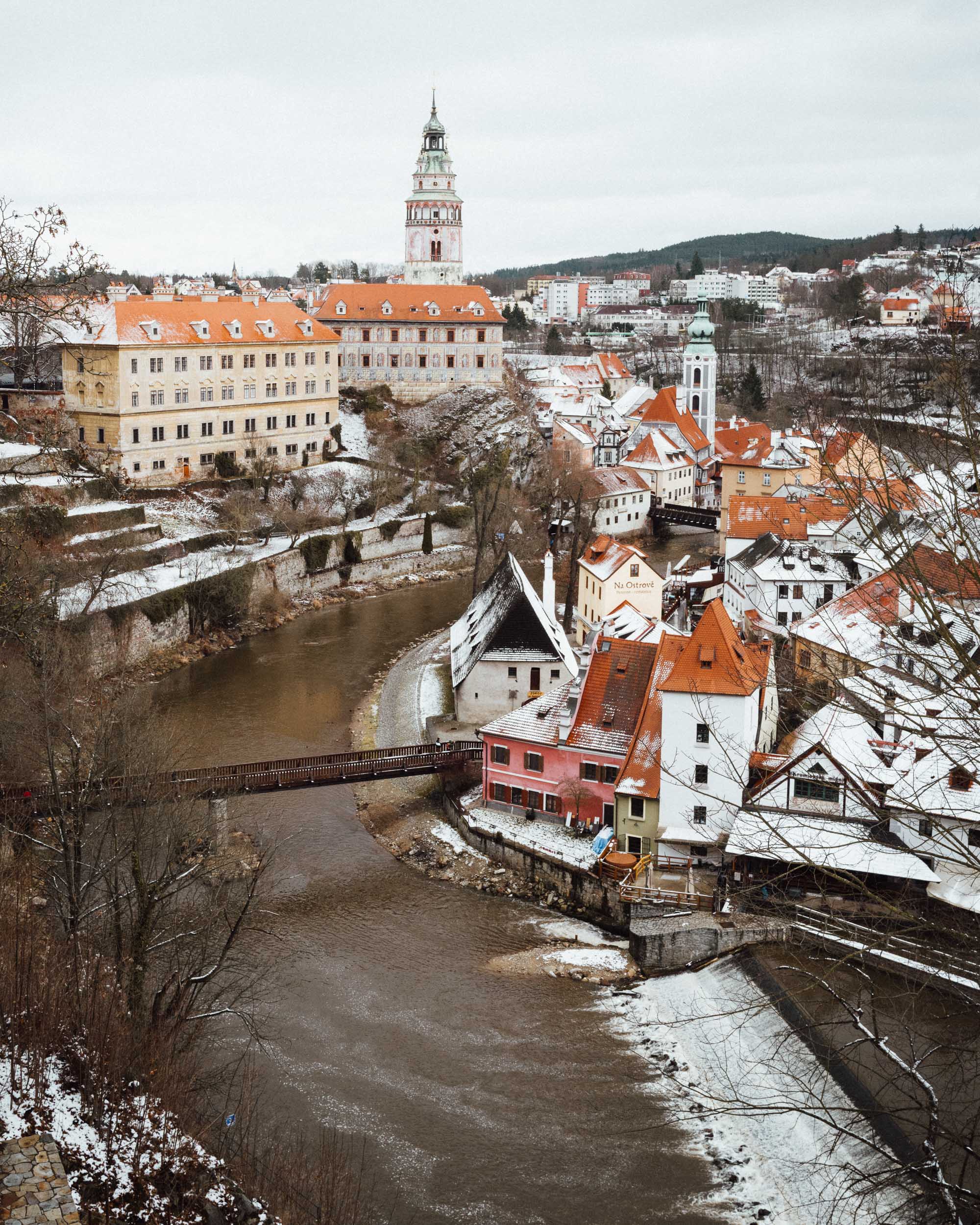 Cesky Krumlov Czech Republic castle town