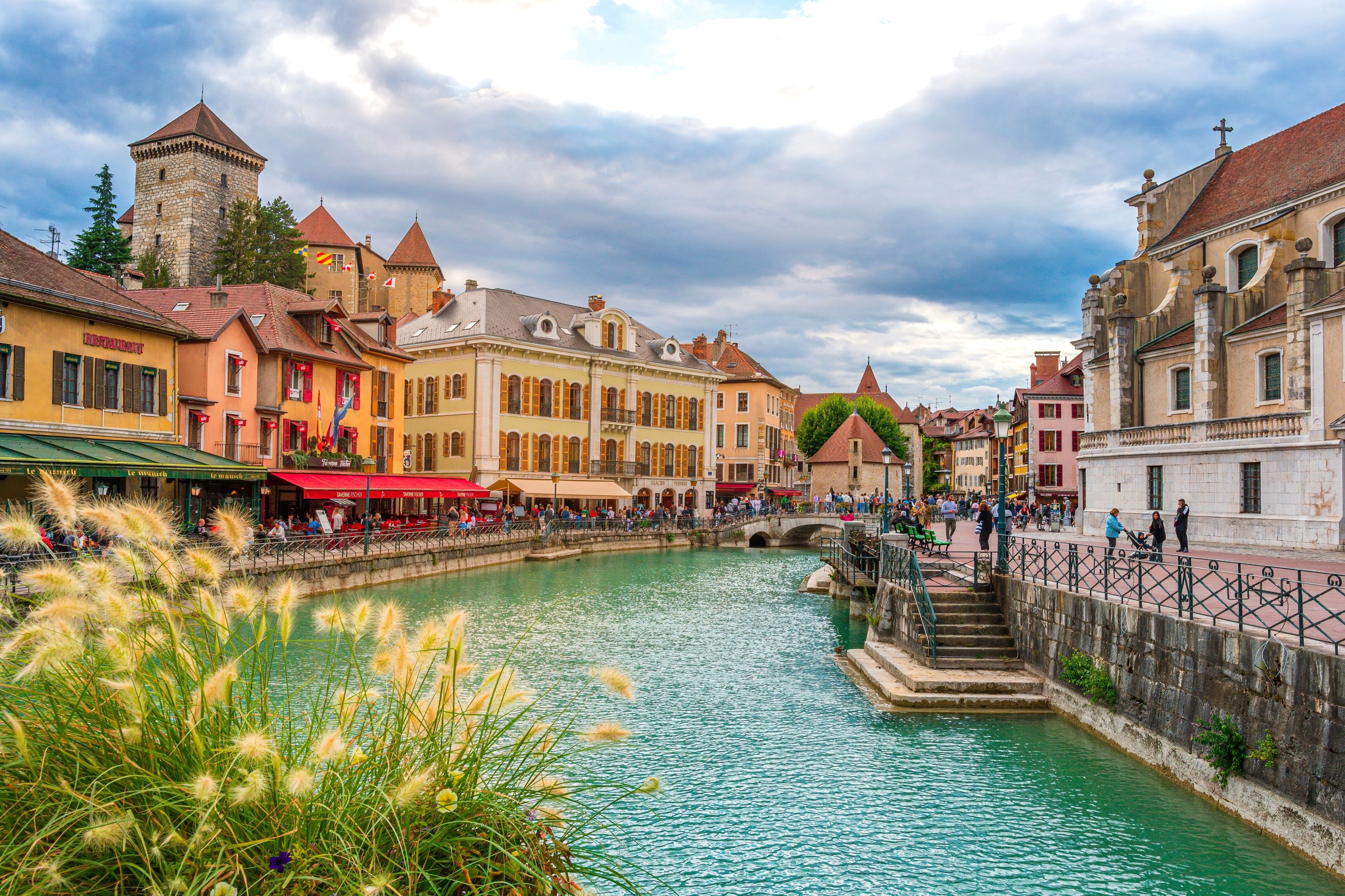 Annecy France Venice Alps canal