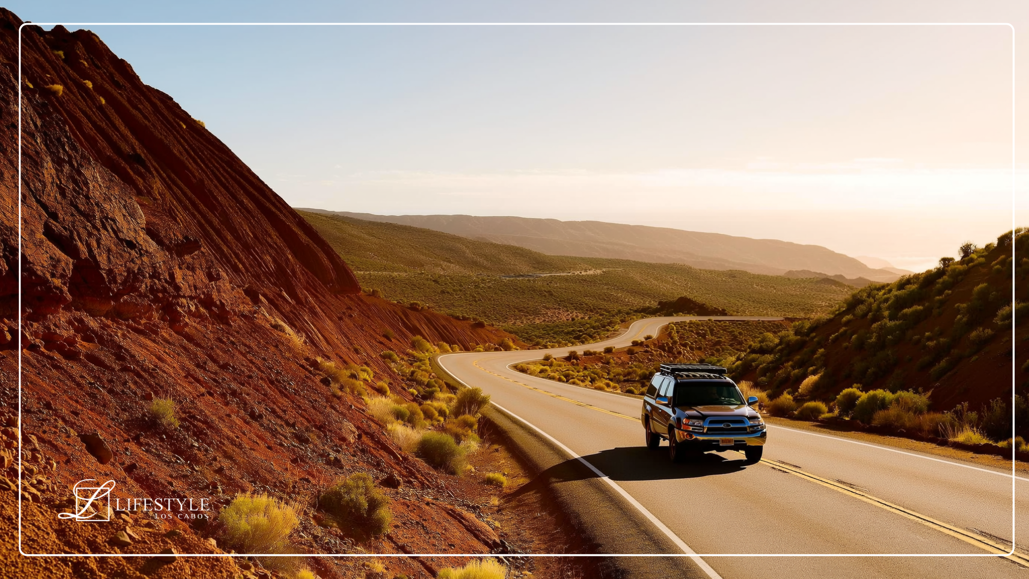 southwest road trip car rental desert highway