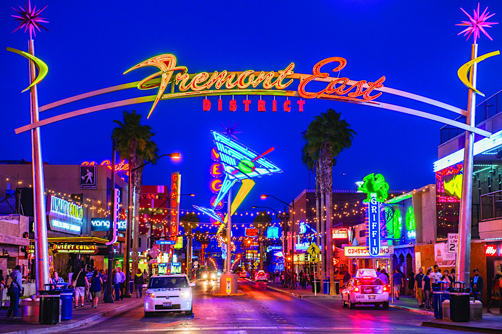 Las Vegas Strip neon lights