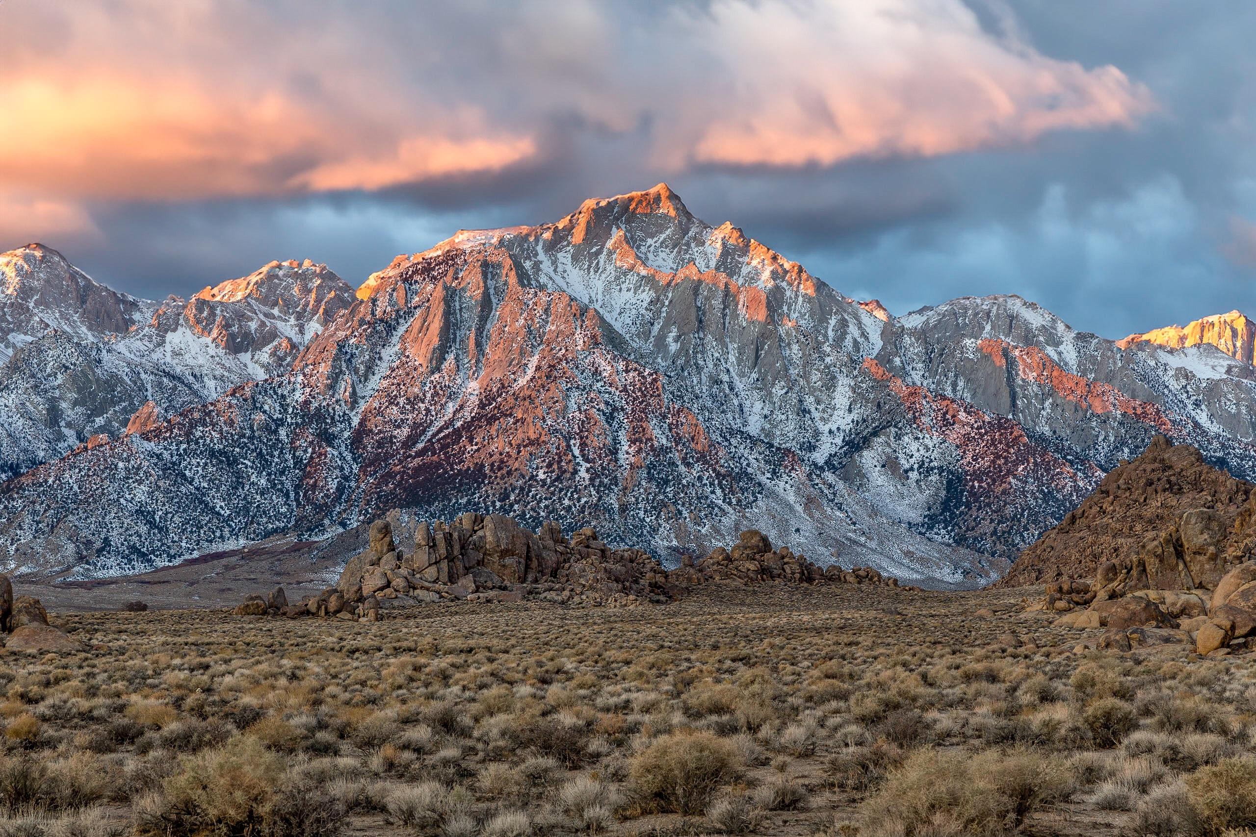 alabama hills sunrise california