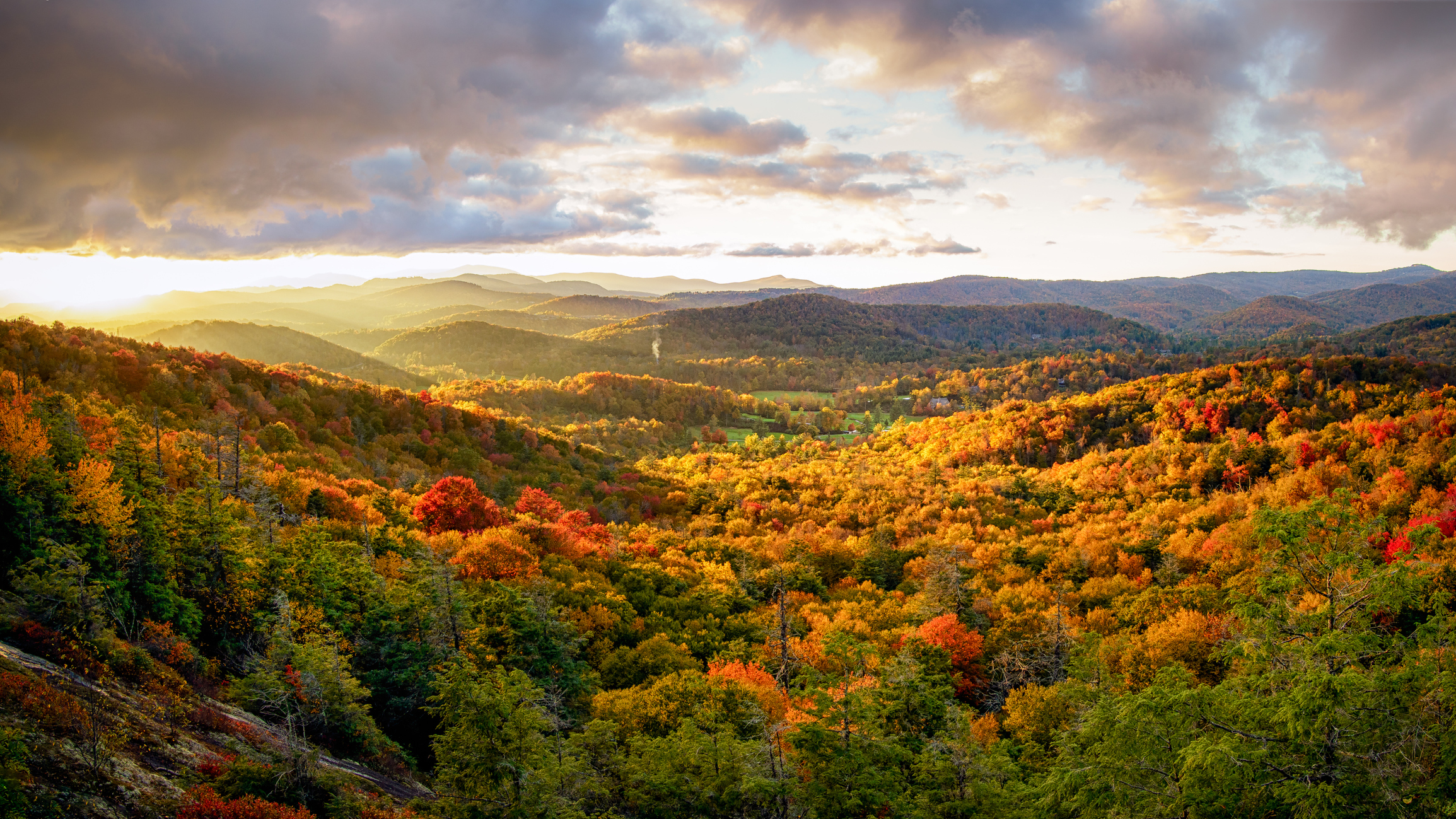 Blowing Rock North Carolina fall foliage