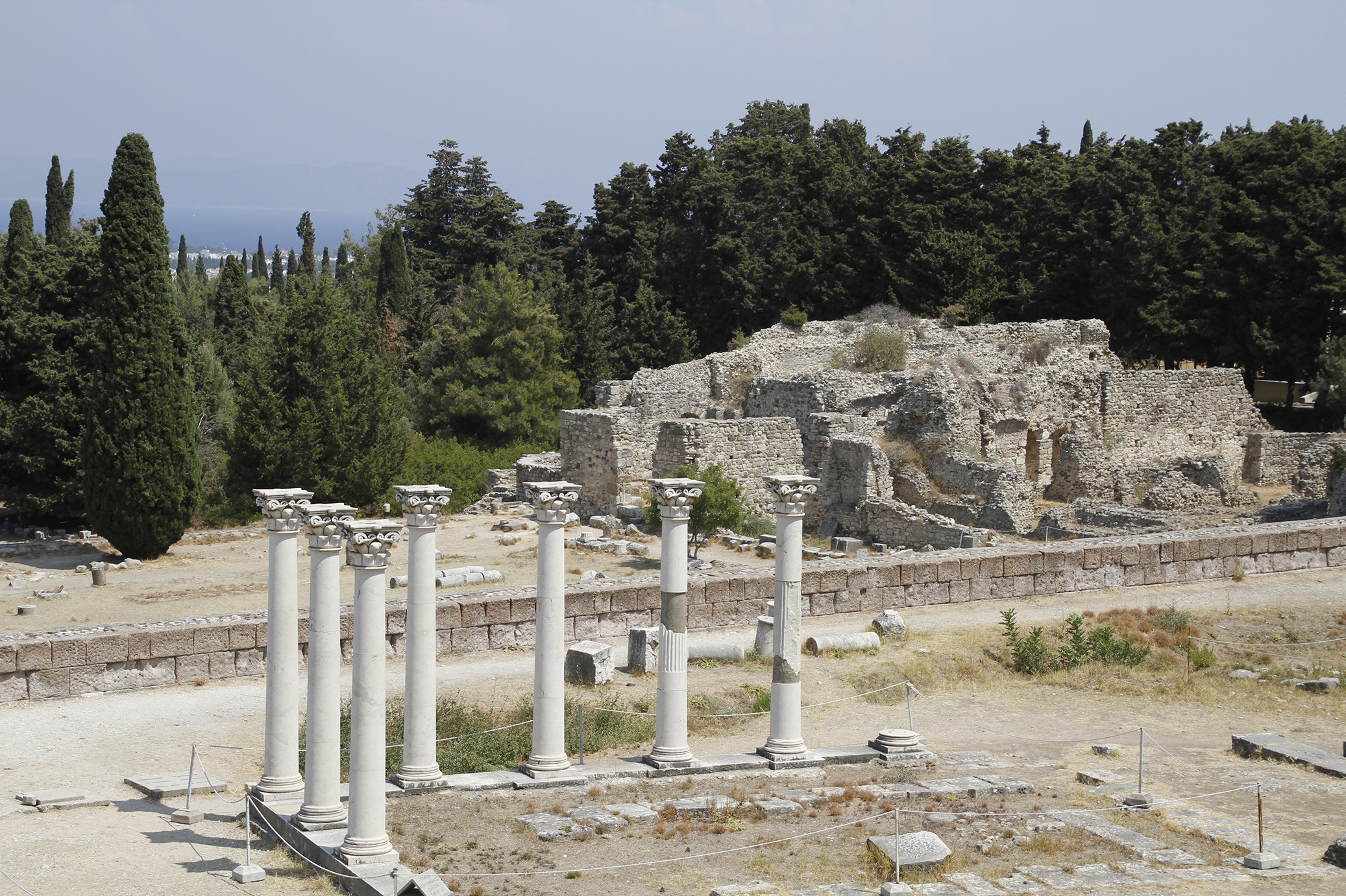 kos greece asklepion ancient ruins beach