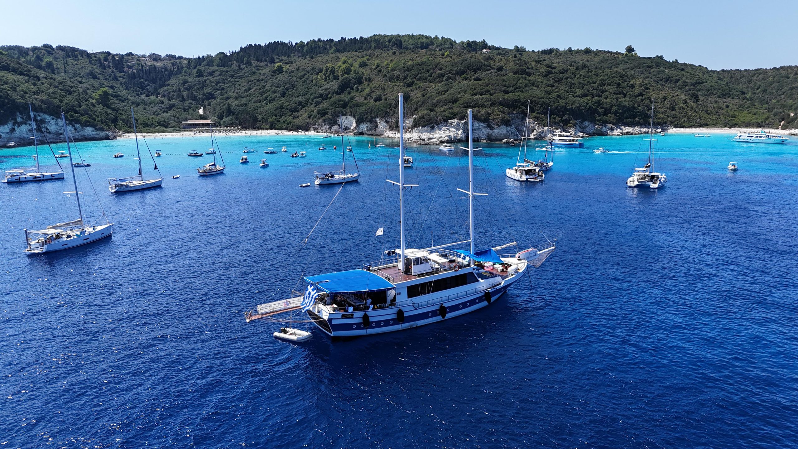 Ionian Islands Greece sailing emerald water